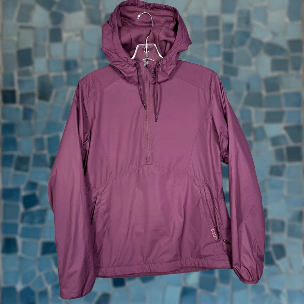 Vintage 5.11 Tactical Jacket Womens XS Seacoast Anorak Hooded Fleece Windbreaker Purple Size XS / US 0-2 / IT 36-38 - 1 Thumbnail