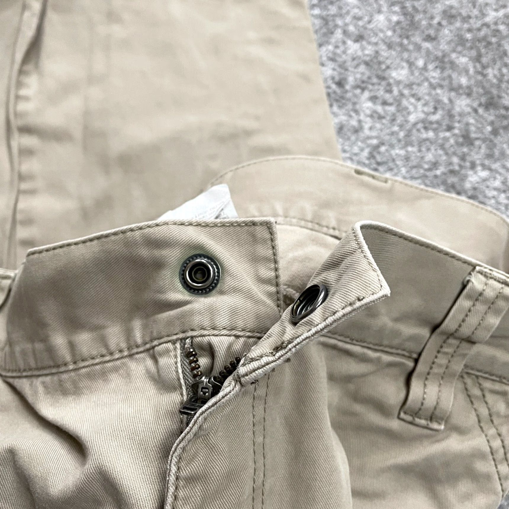Vintage VINTAGE Columbia Cargo Pants Men 38 Brown Cotton Straight Leg Flat Front Casual Workwear Size US 38 / EU 54 - 7 Thumbnail