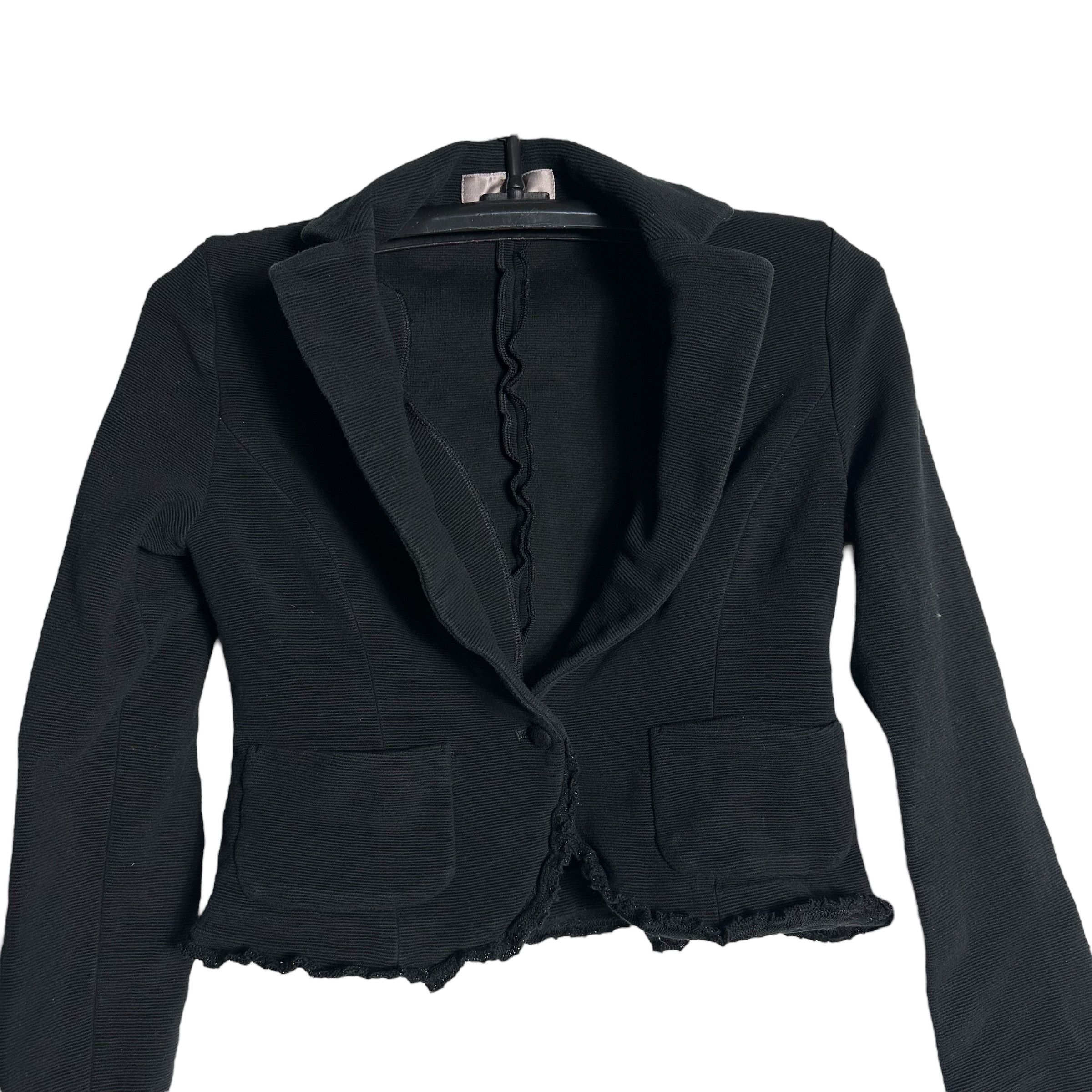 Karl Lagerfeld 🔥RARE🔥Karl Lagerfeld Luxury Croppes Blazer Size XS / US 0-2 / IT 36-38 - 2 Thumbnail