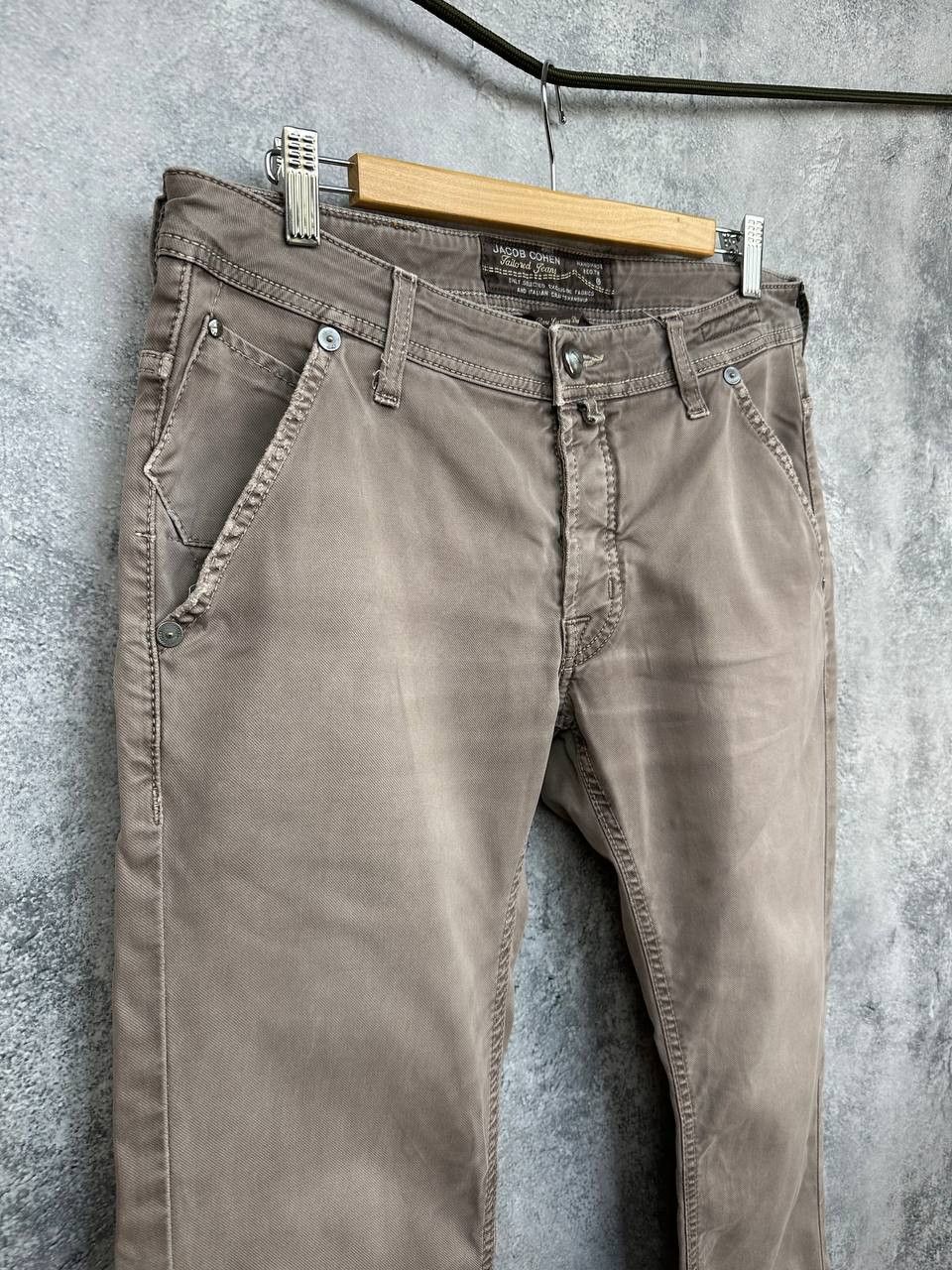 Jacob Cohen Jacob Cohen Tailored Jeans Type 613C Brown Taupe Denim Pants Size US 32 / EU 48 - 3 Thumbnail