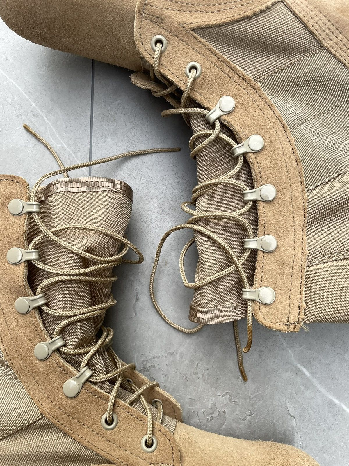 Vintage Vintage Military Tan Desert Boots Size US 10.5 / EU 43-44 - 10 Thumbnail