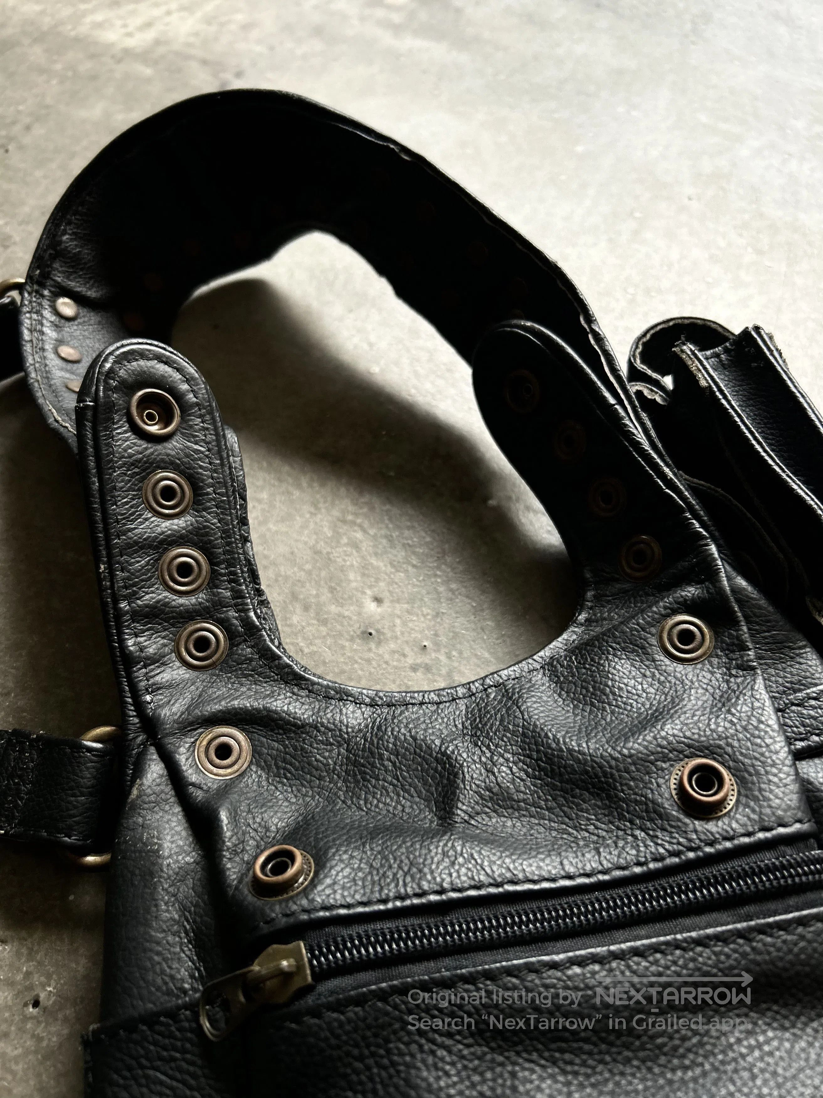 Other 00s Rivet Leather Harness Bag. Size ONE SIZE - 7 Thumbnail
