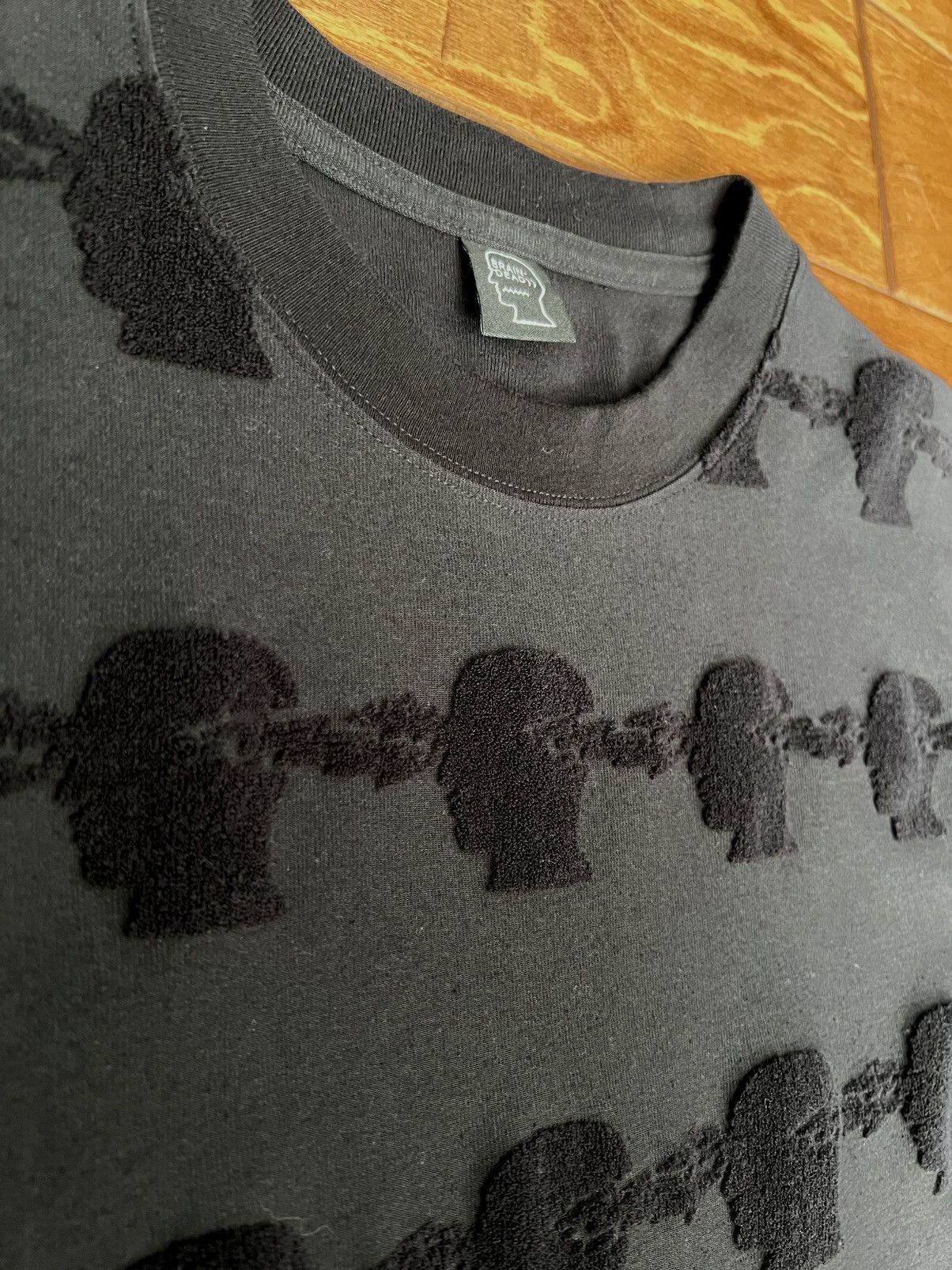 Brain Dead Brain Dead “Running Head” Textured Striped at-Shjrt size L Size US L / EU 52-54 / 3 - 3 Thumbnail