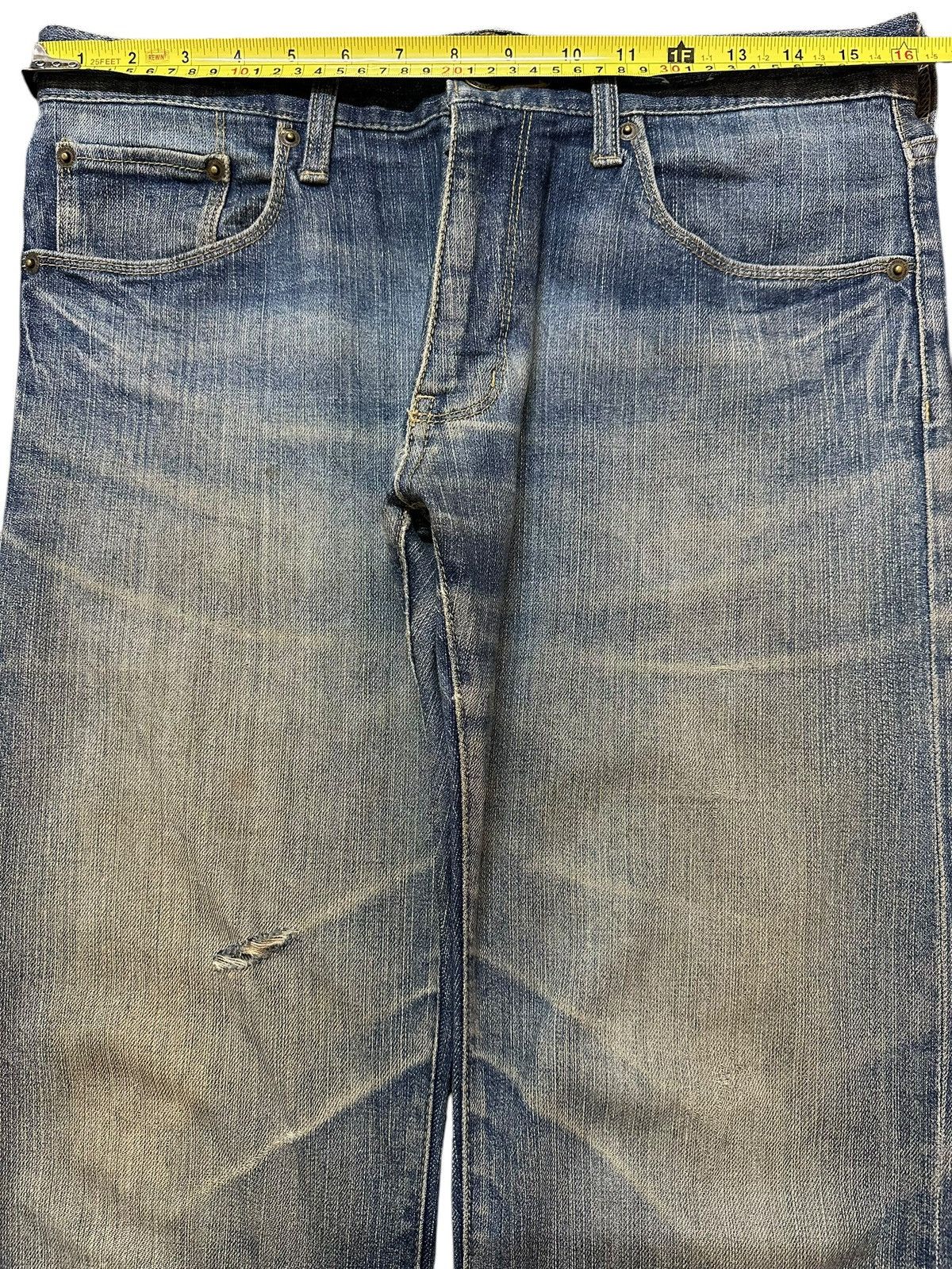 Japanese Brand Vintage Japanese Brand Faded Mud Wash Style Jeans Size US 32 / EU 48 - 11 Thumbnail
