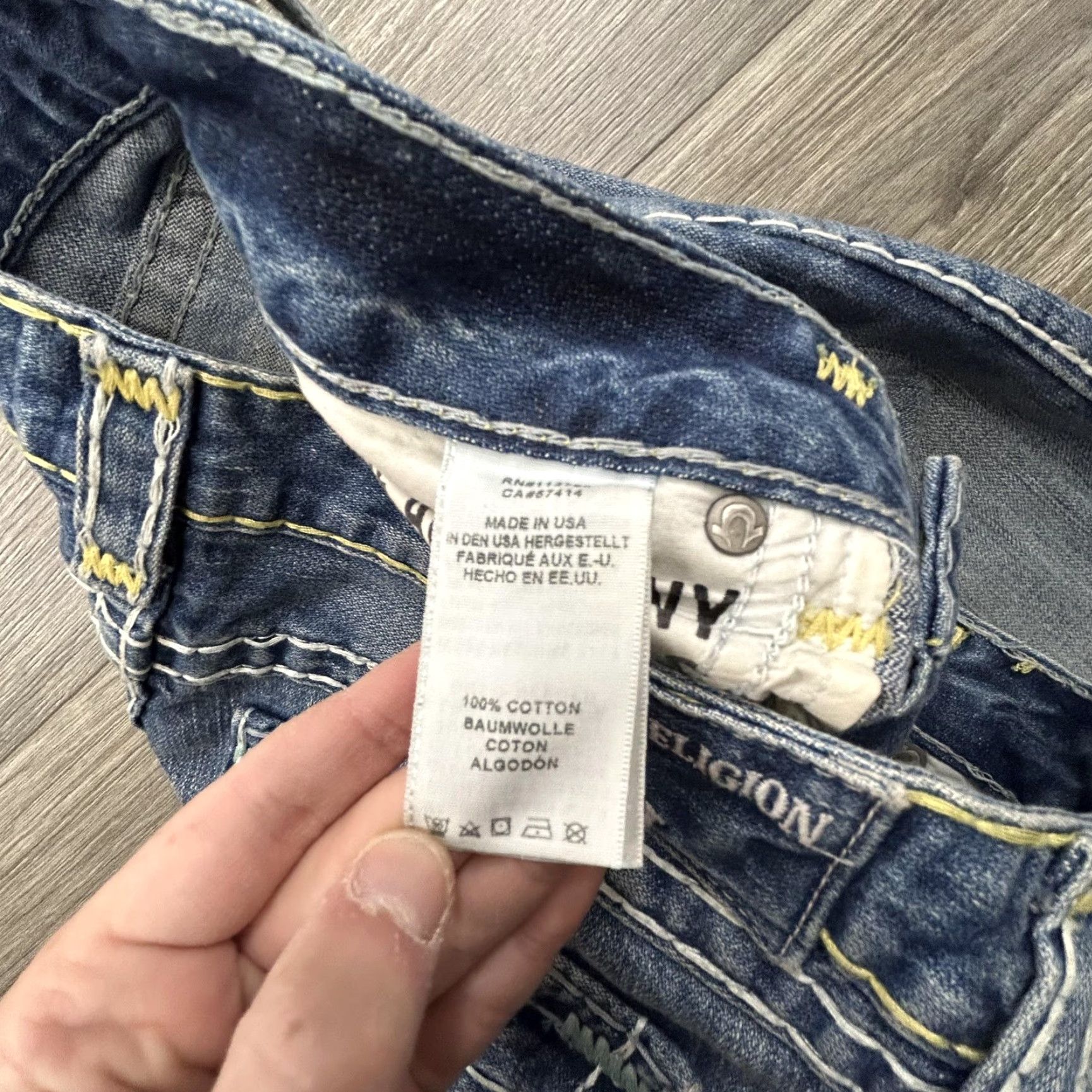 True Religion VINTAGE True Religion Jeans Womens 28 Billie Low Rise Straight Denim Blue 90s Pockets Jeans Womens Size 28" / US 6 / IT 42 - 5 Thumbnail