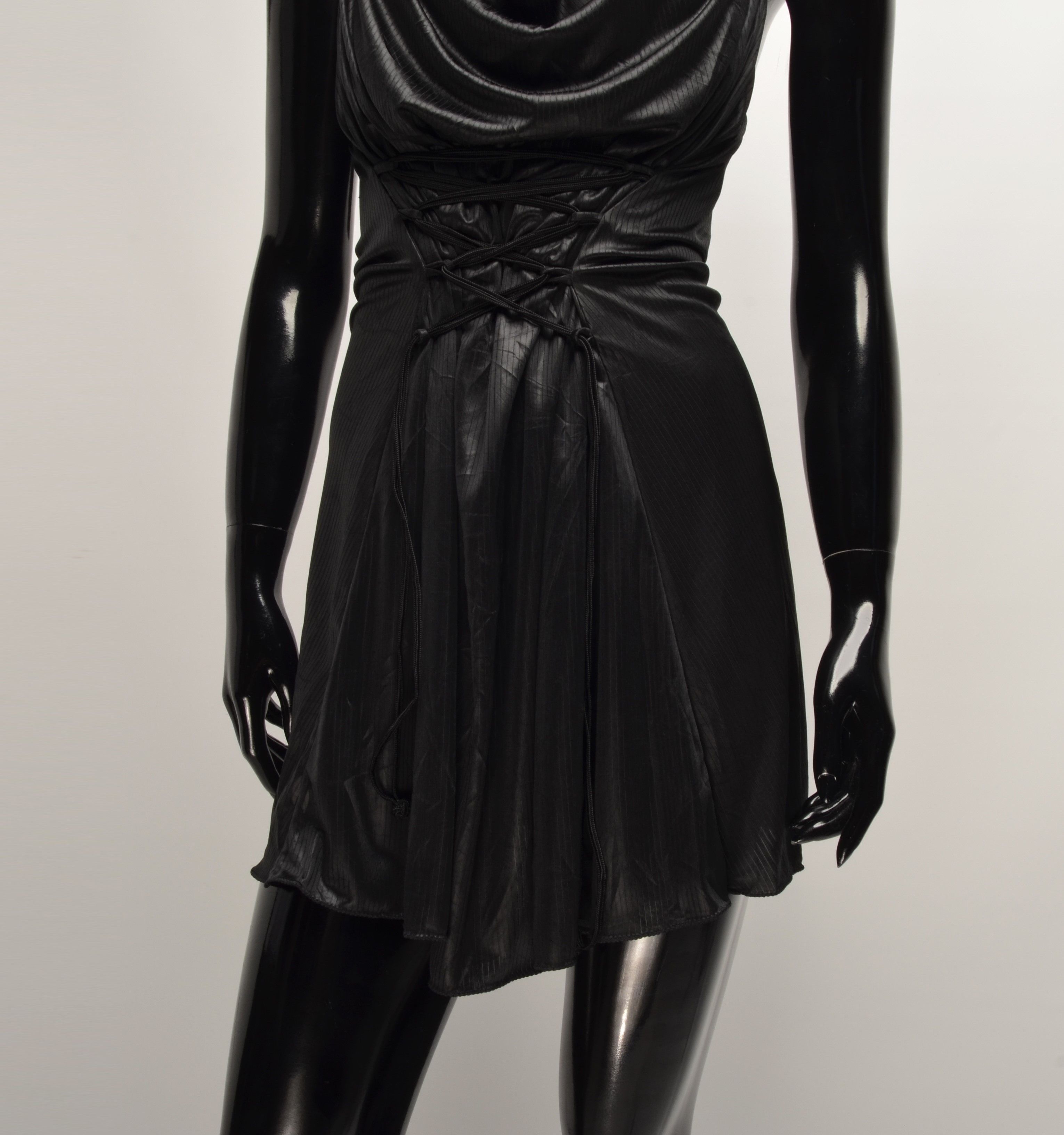 Miss Sixty × Vintage Miss Sixty Y2K Goth Grunge Bondage Mini Dress Size S / US 4 / IT 40 - 3 Thumbnail