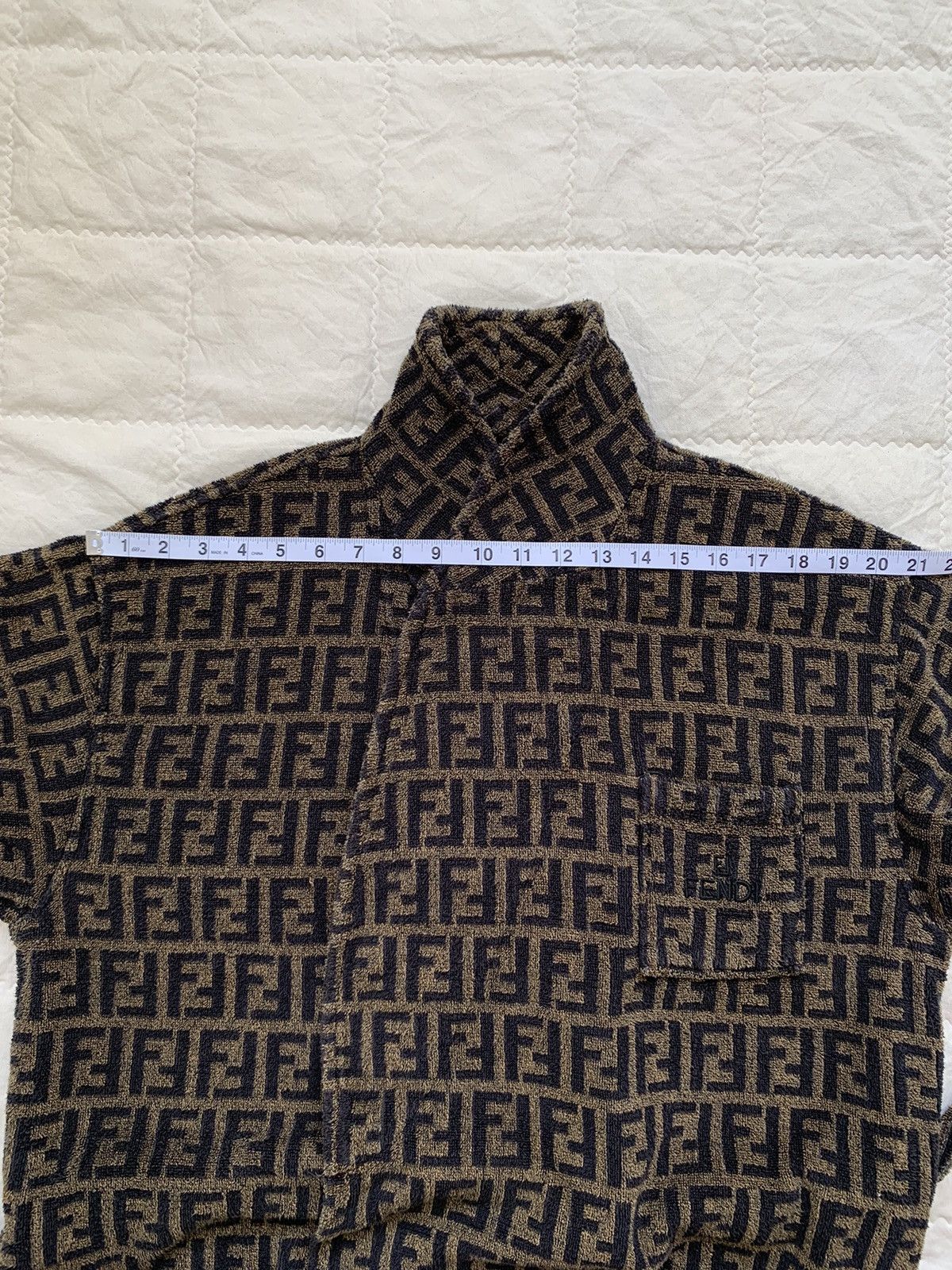 Vintage Fendi Zucca Bathrobe Teleria