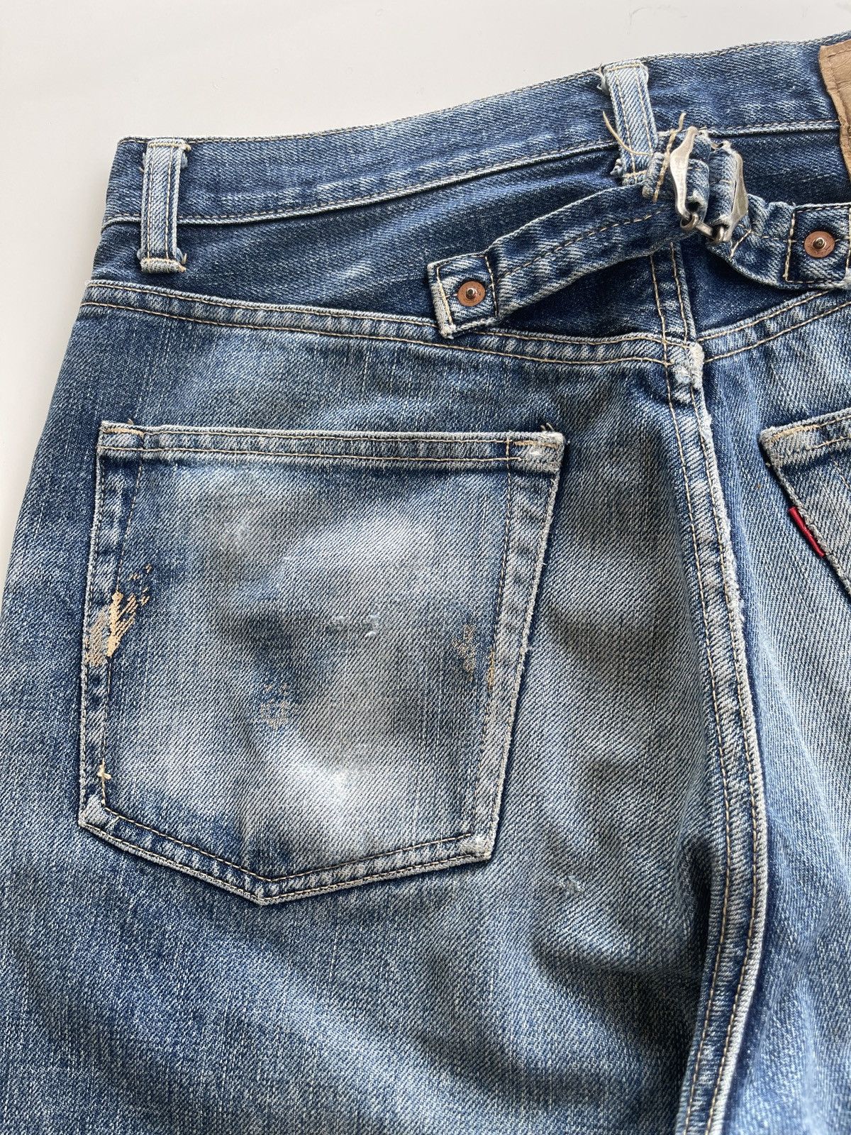 Japanese Brand Vintage Japanese Distressed Buckleback Selvedge Jeans Size US 30 / EU 46 - 7 Thumbnail