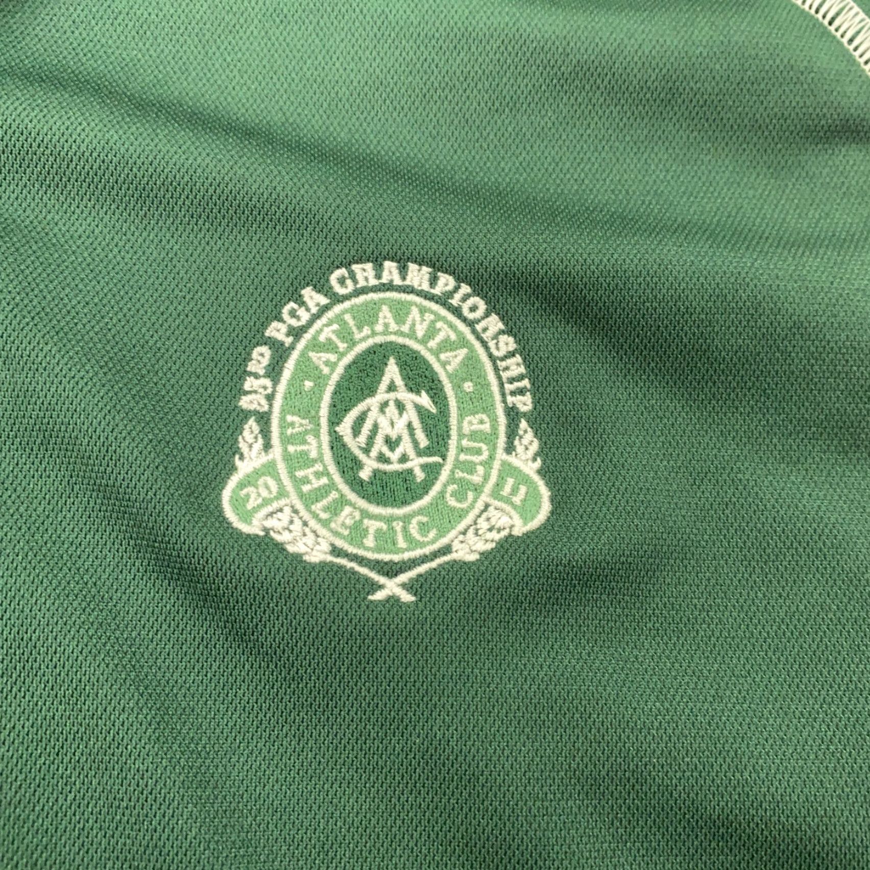 Nike VINTAGE Nike Golf Polo Shirt Mens Large Green Dri-Fit Embroidered 2011 PGA Championship Size US L / EU 52-54 / 3 - 2 Thumbnail