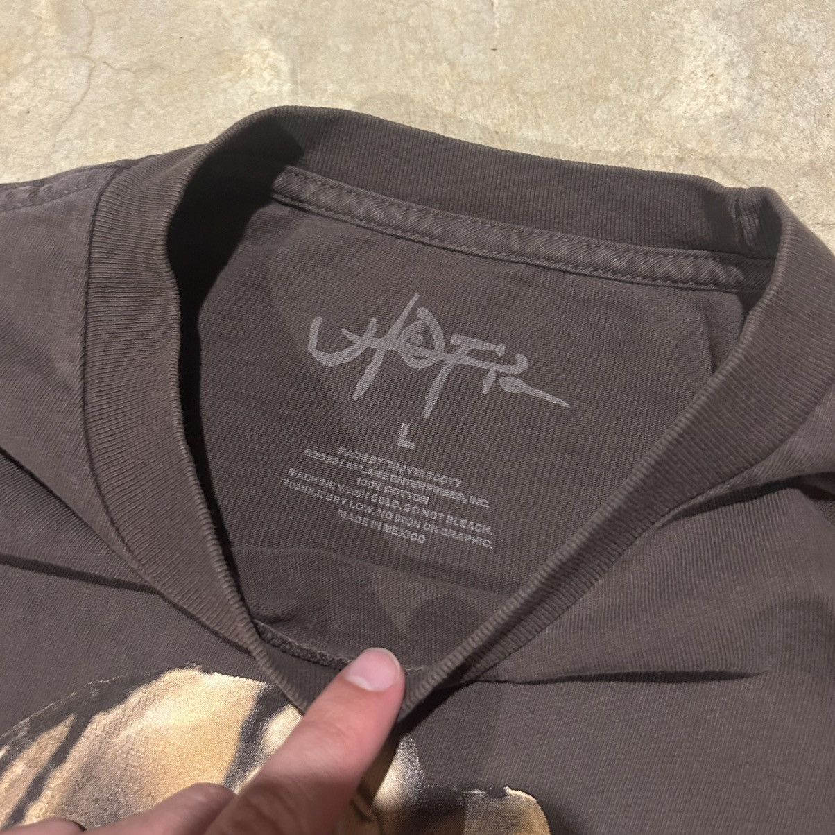 Travis Scott Travis Scott Annihilator Skeleton Utopia Tee SS23 Brown Size US L / EU 52-54 / 3 - 4 Thumbnail