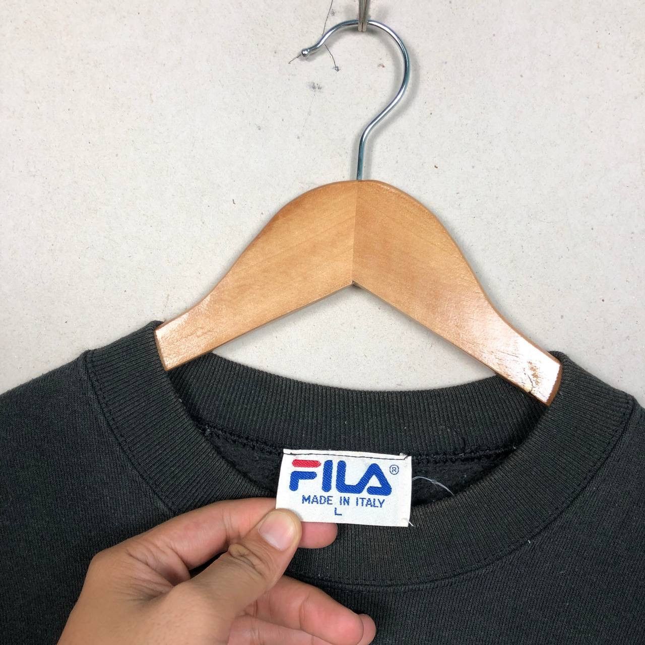 Fila × Vintage Vintage 90s Fila Sweatshirt Jumper Size US L / EU 52-54 / 3 - 6 Thumbnail