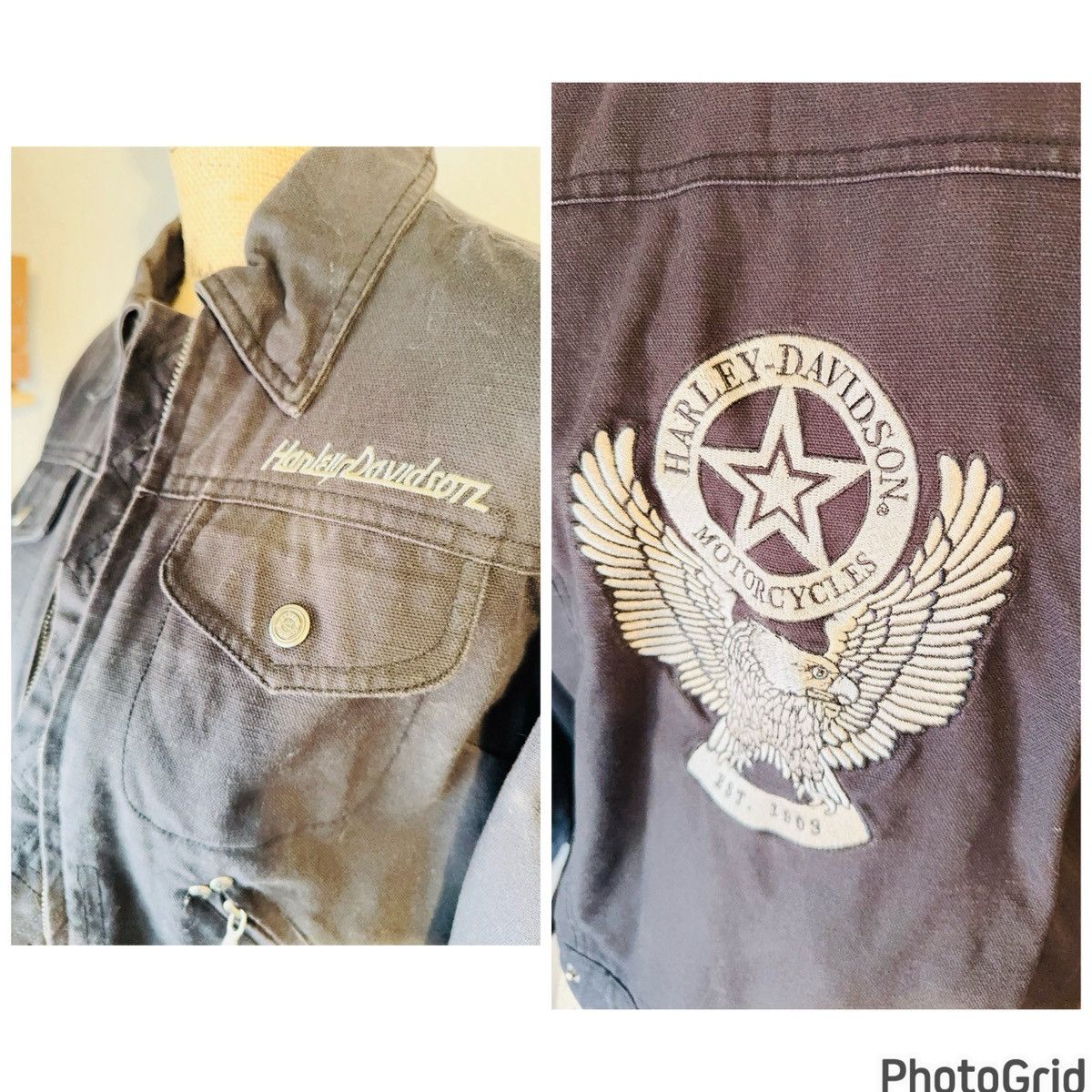 Harley Davidson Harley-Davidson Embroidered Logo Jakcet Size XS / US 0-2 / IT 36-38 - 12 Thumbnail
