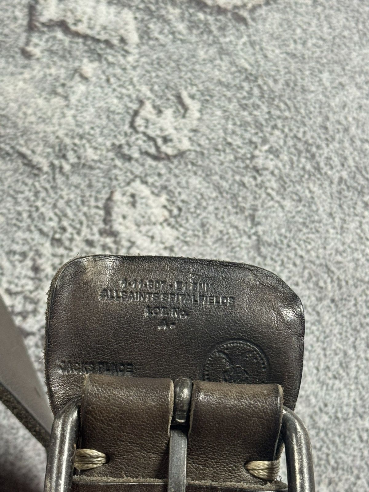 Allsaints Allsaints vintage avantgarde leather belt Size ONE SIZE - 5 Thumbnail