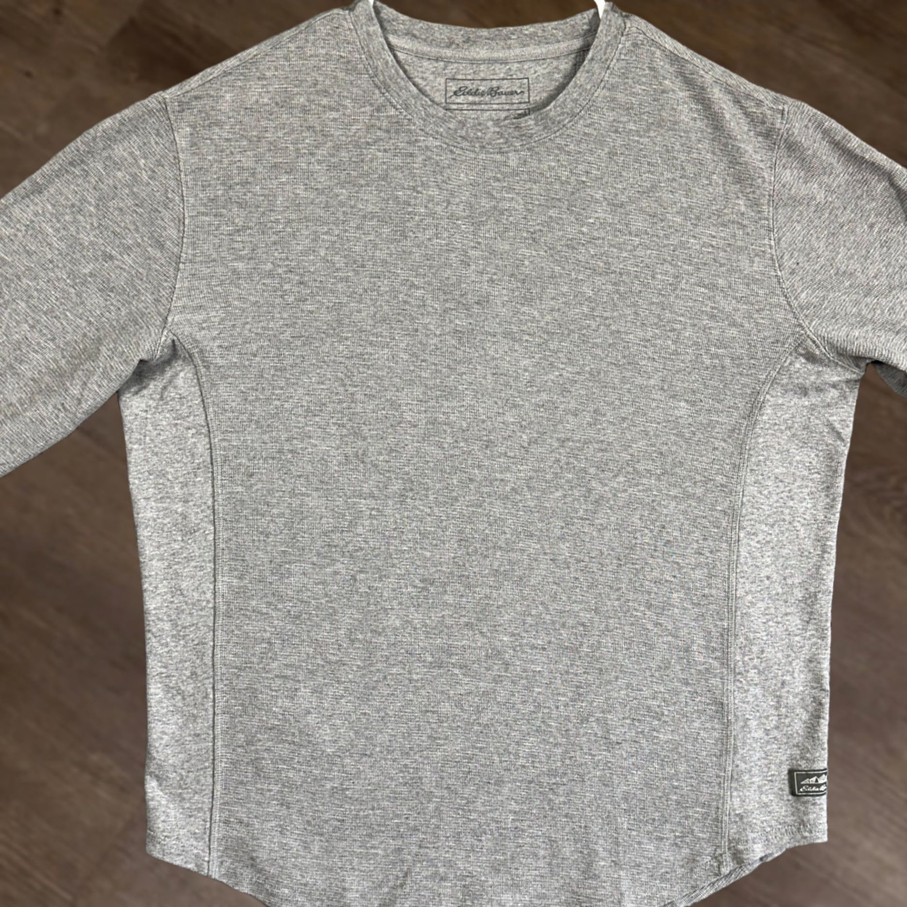 Eddie Bauer VINTAGE Eddie Bauer Sweatshirt Sleepwear Mens Large Gray Thermal Waffle Knit Long Sleeve Size US L / EU 52-54 / 3 - 1 Thumbnail