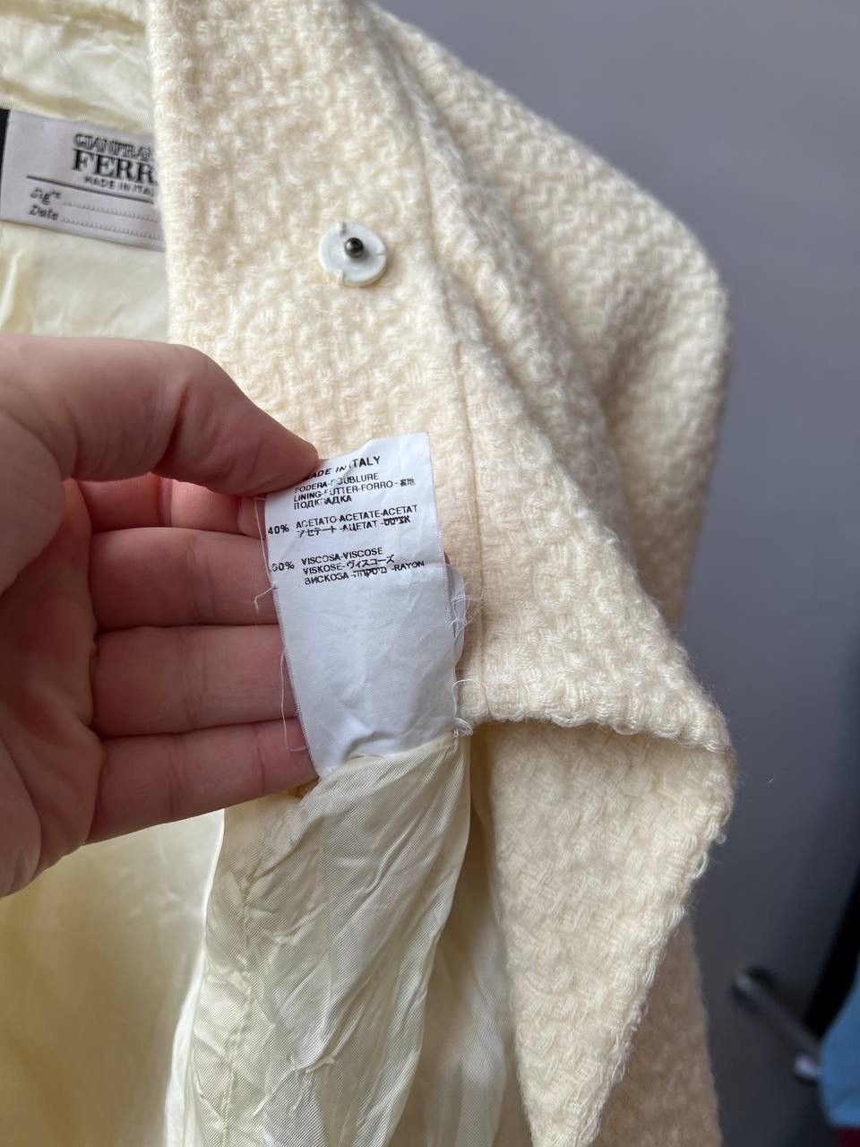 Gianfranco Ferre GIANFRANCO FERRE ITALY ARCHIVAL ICONIC BUTTON JACKET COAT 44 Size M / US 6-8 / IT 42-44 - 14 Thumbnail