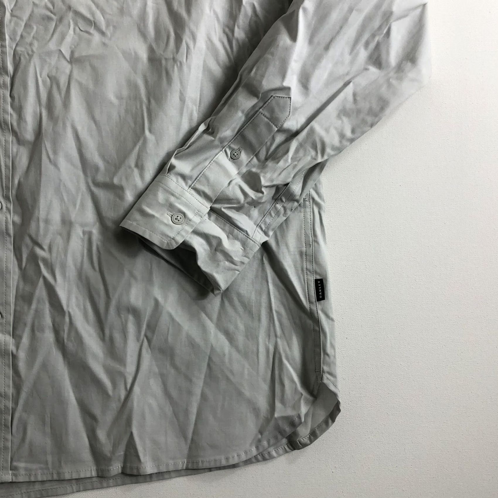 Oakley OAKLEY Camo Pocket Long Sleeve Shirt Army Gray Button Up Casual 2XL NWT Mens Size US XXL / EU 58 / 5 - 4 Thumbnail