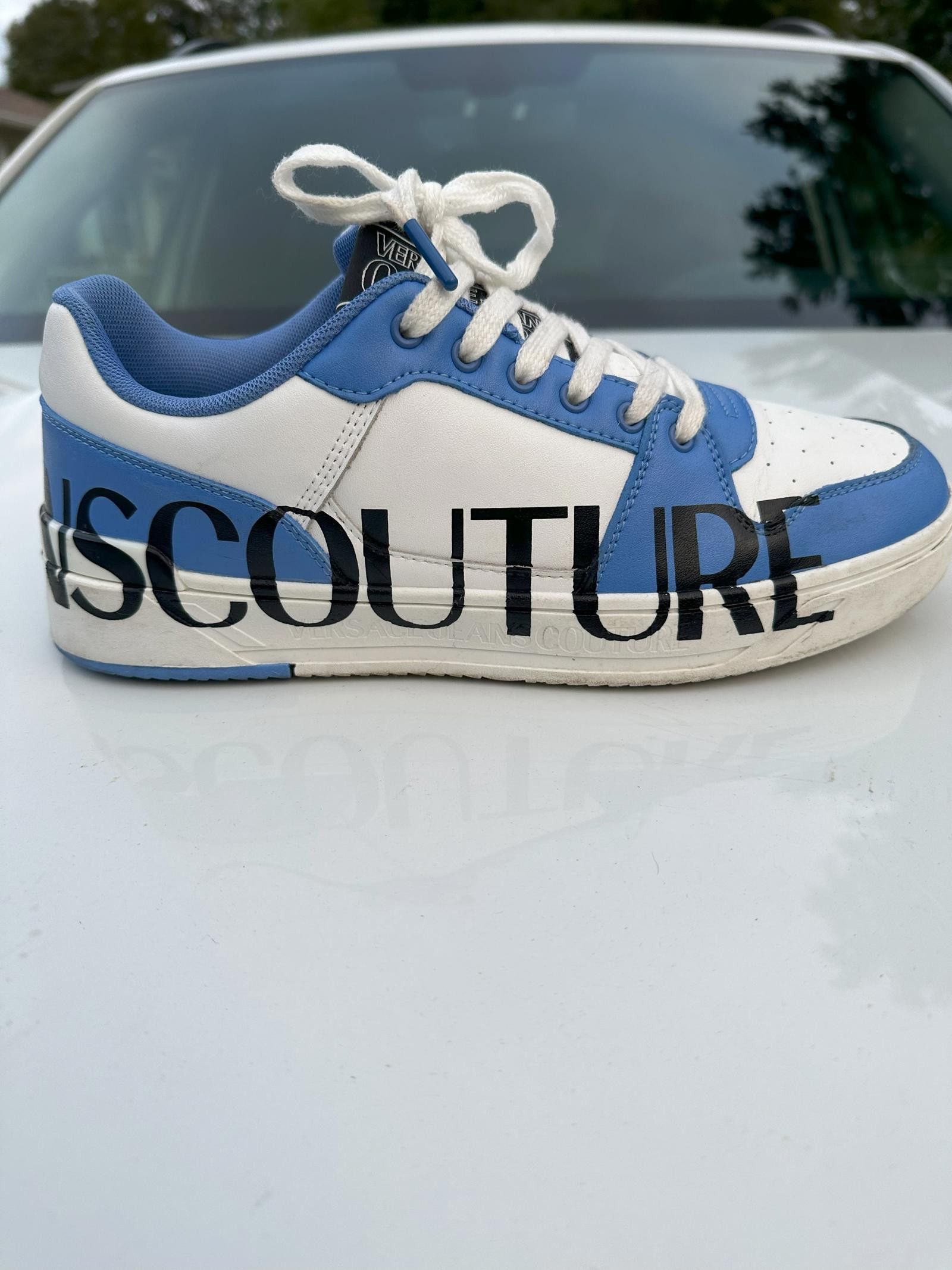 Versace Versace Dunks Blue / White US 10/ EU 43 Size US 10 / EU 43 - 6 Thumbnail