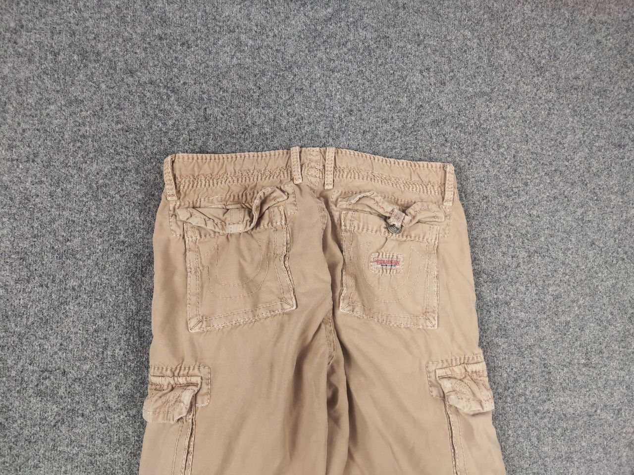 True Religion Vintage True Religion embroidered Faded Cargo Pants Supreme Size US 34 / EU 50 - 12 Thumbnail