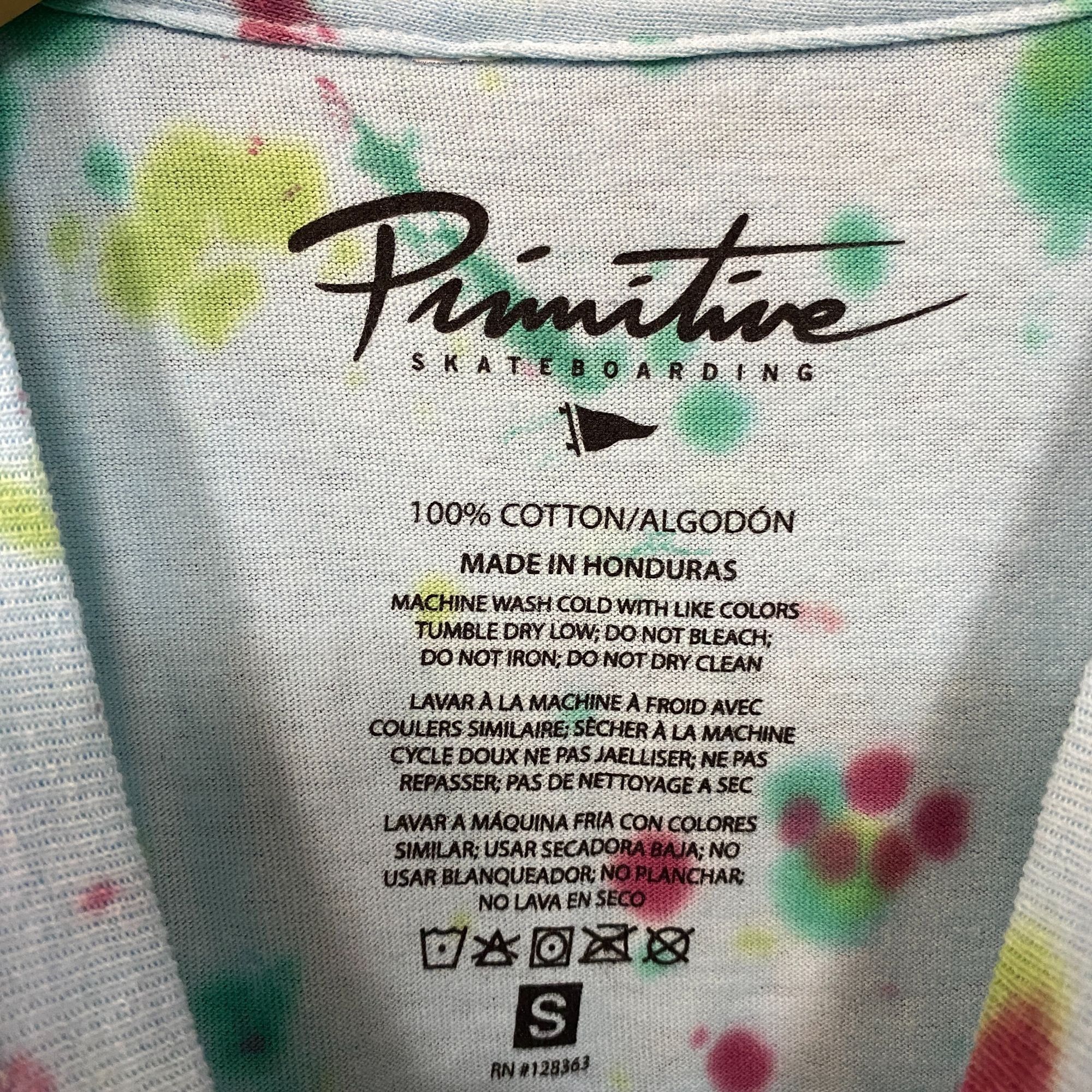 Primitive Primitive Dirty P Scorpion Tie Dye T-Shirt Small Size US S / EU 44-46 / 1 - 5 Thumbnail