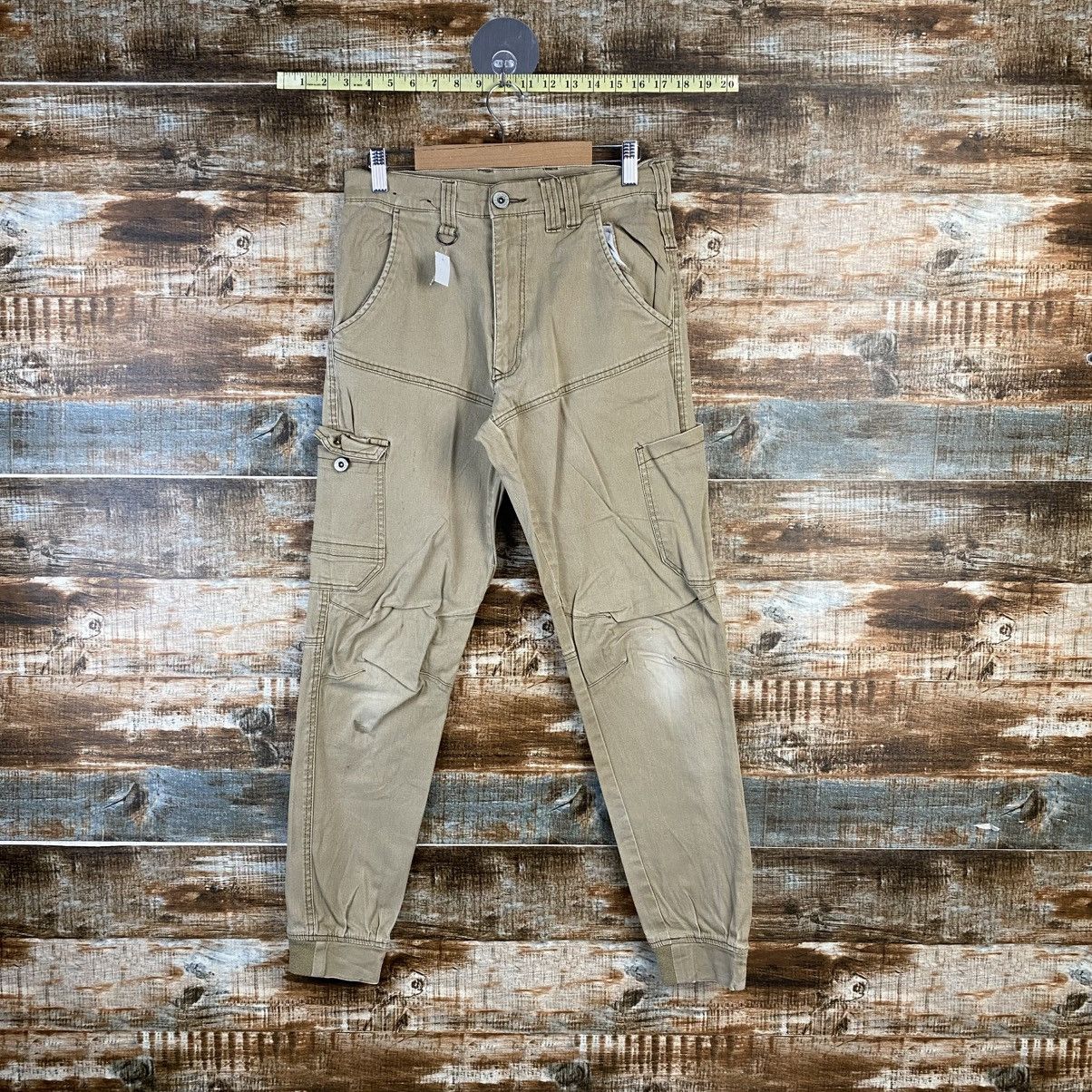 Japanese Brand DL Field Core Beige Joggers cargo Pants #C780 Size US 27 - 1 Thumbnail