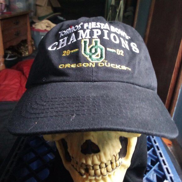 Other Vintage Oregon Ducks Fiesta Bowl 2002 Strap Back Hat Size ONE SIZE - 1 Thumbnail