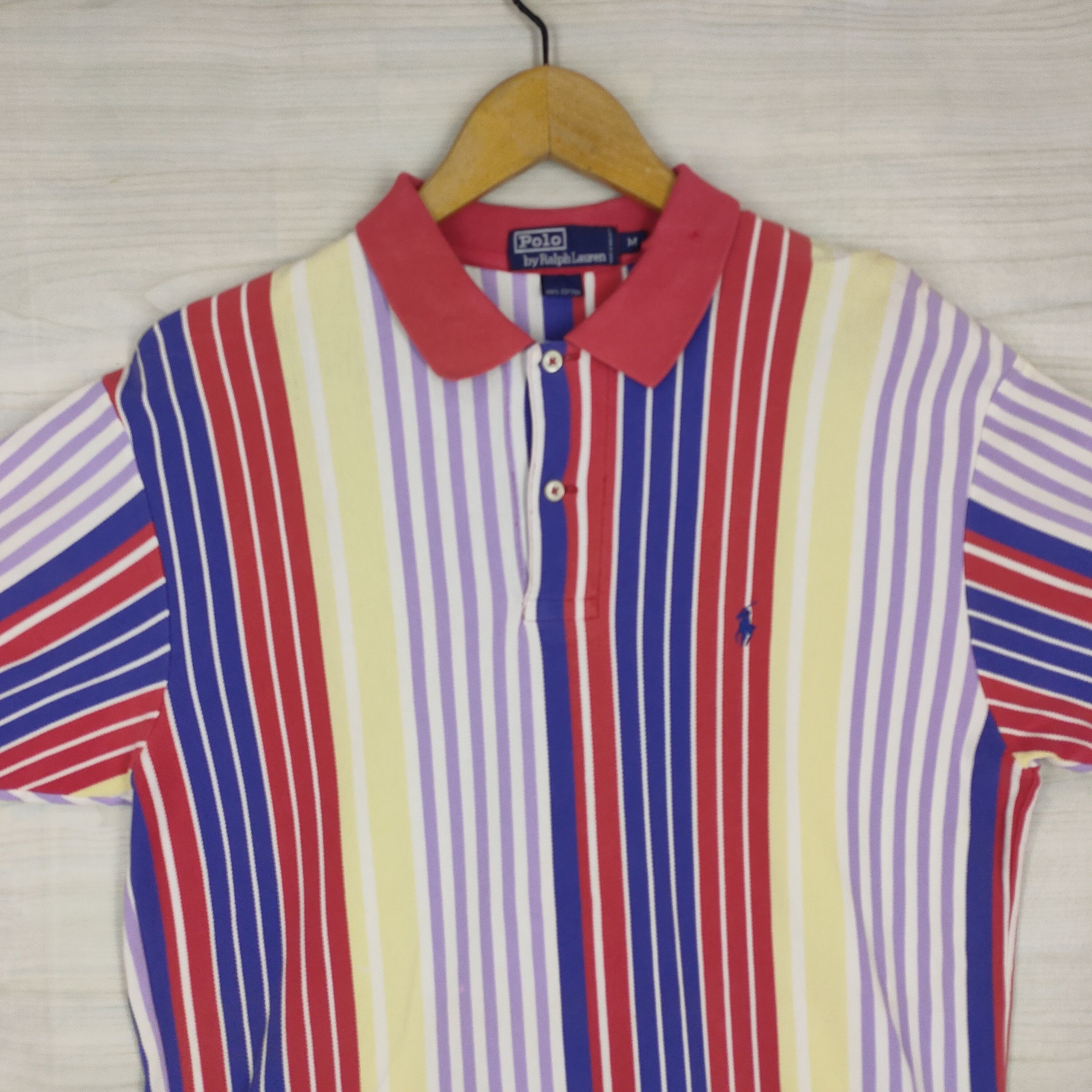 Polo Ralph Lauren × Ralph Lauren × Vintage 90s Polo Ralph Lauren Striped Size US M / EU 48-50 / 2 - 5 Thumbnail