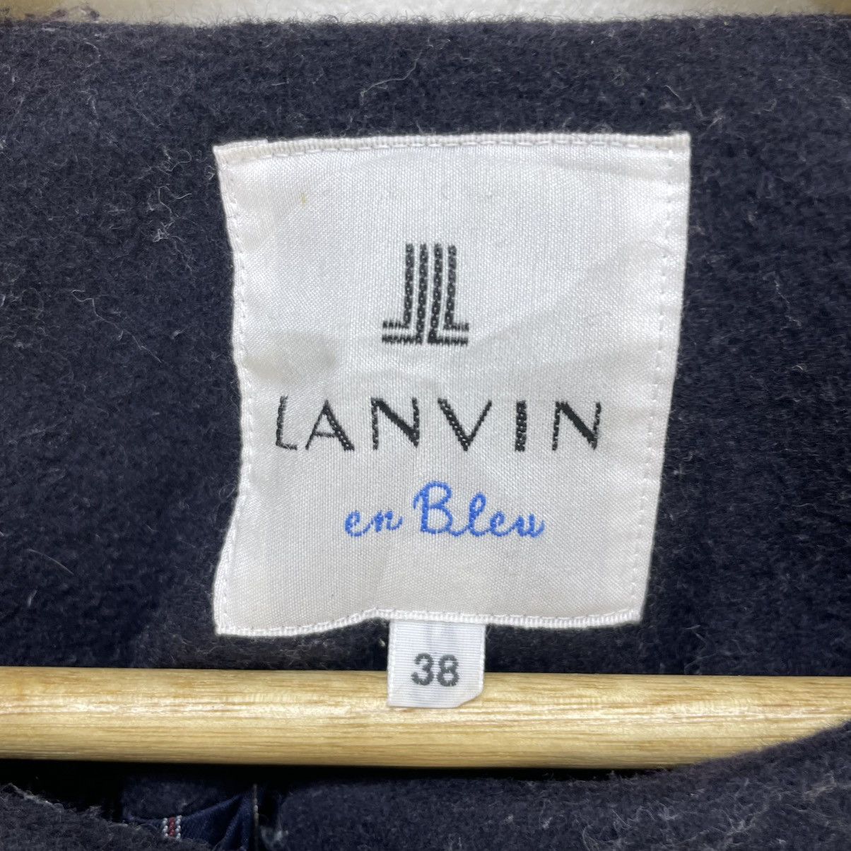 Autumn Cashmere × Lanvin Lanvin Collar Less Wool Jacket Size S / US 4 / IT 40 - 4 Thumbnail