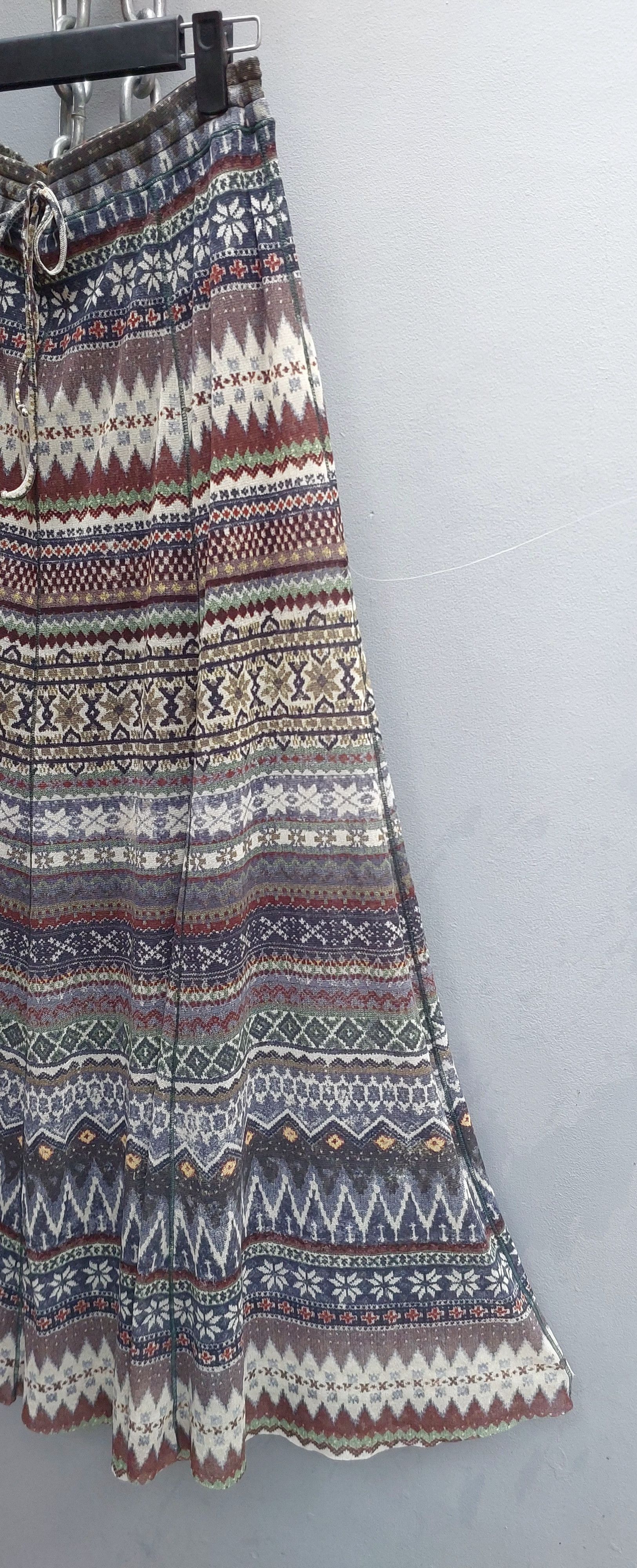 Jean Paul Gaultier Jean Paul Gaultier Tribal Print Mesh Top and Skirt Set Size XL / US 12-14 / IT 48-50 - 14 Thumbnail