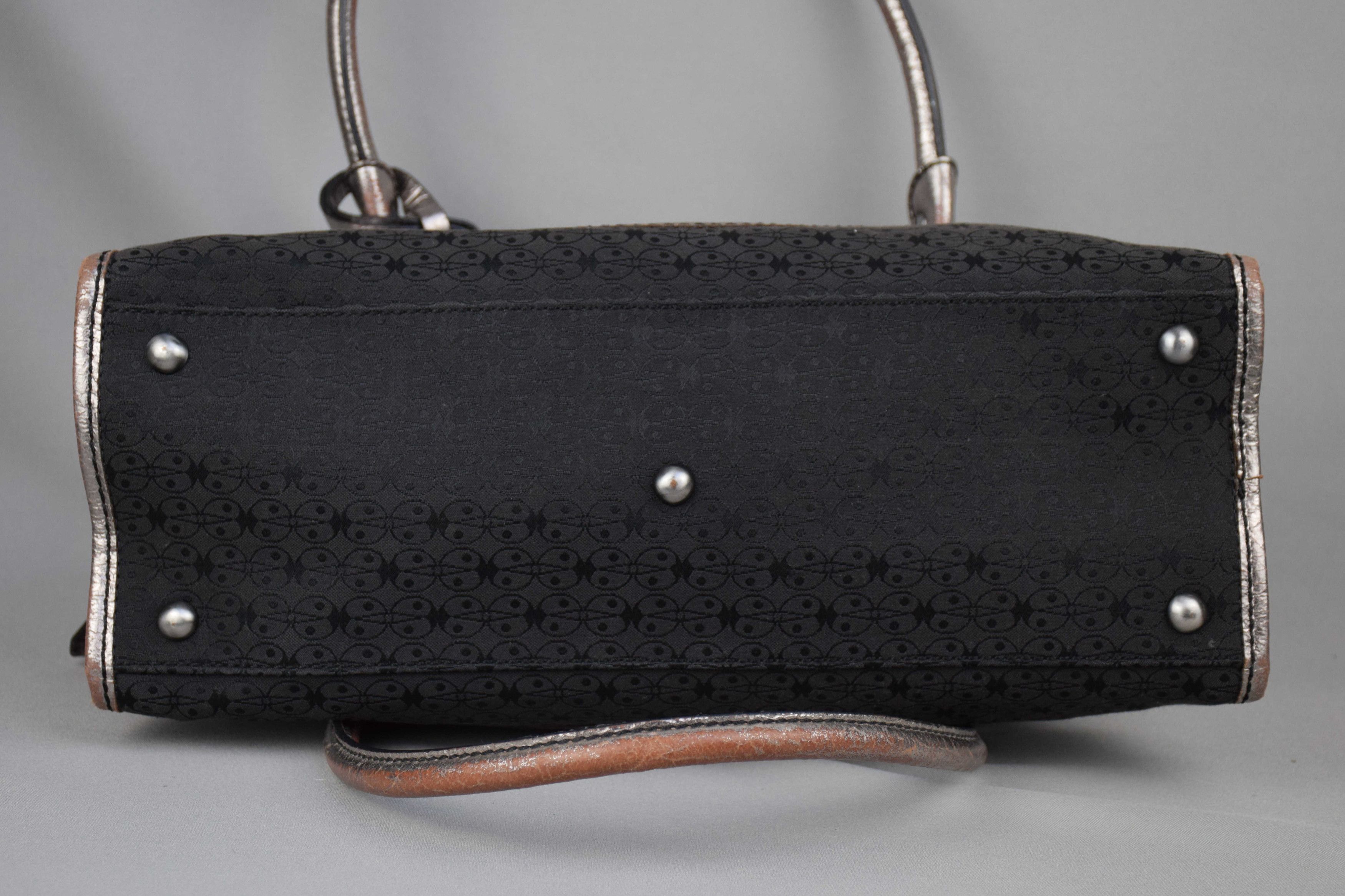 Other Coccinelle Bag Gray Fabric Branded Designer Handbag Zip Size ONE SIZE - 10 Thumbnail
