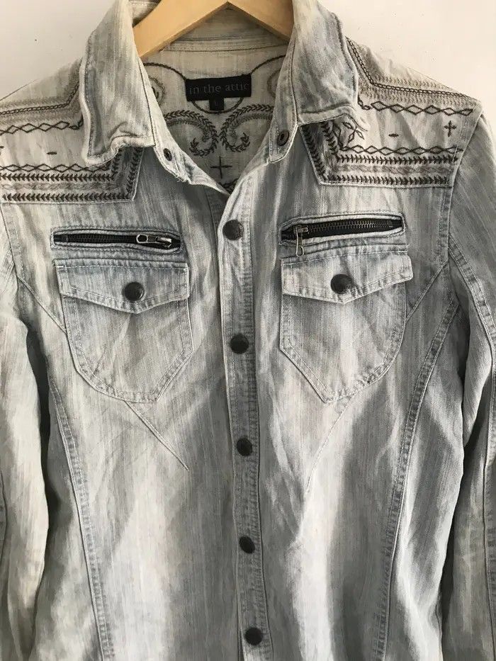 In The Attic × Japanese Brand In The Attic Shirts Jeans Embroidery Size US L / EU 52-54 / 3 - 3 Thumbnail