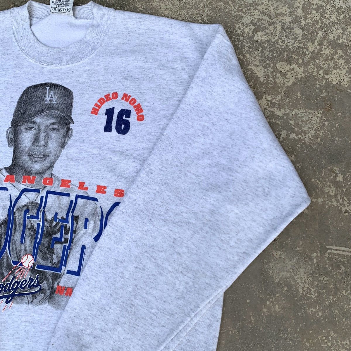 MLB Vintage 1990s Nutmeg MLB Dodgers Hideo Nomo Baseball Size US L / EU 52-54 / 3 - 6 Thumbnail