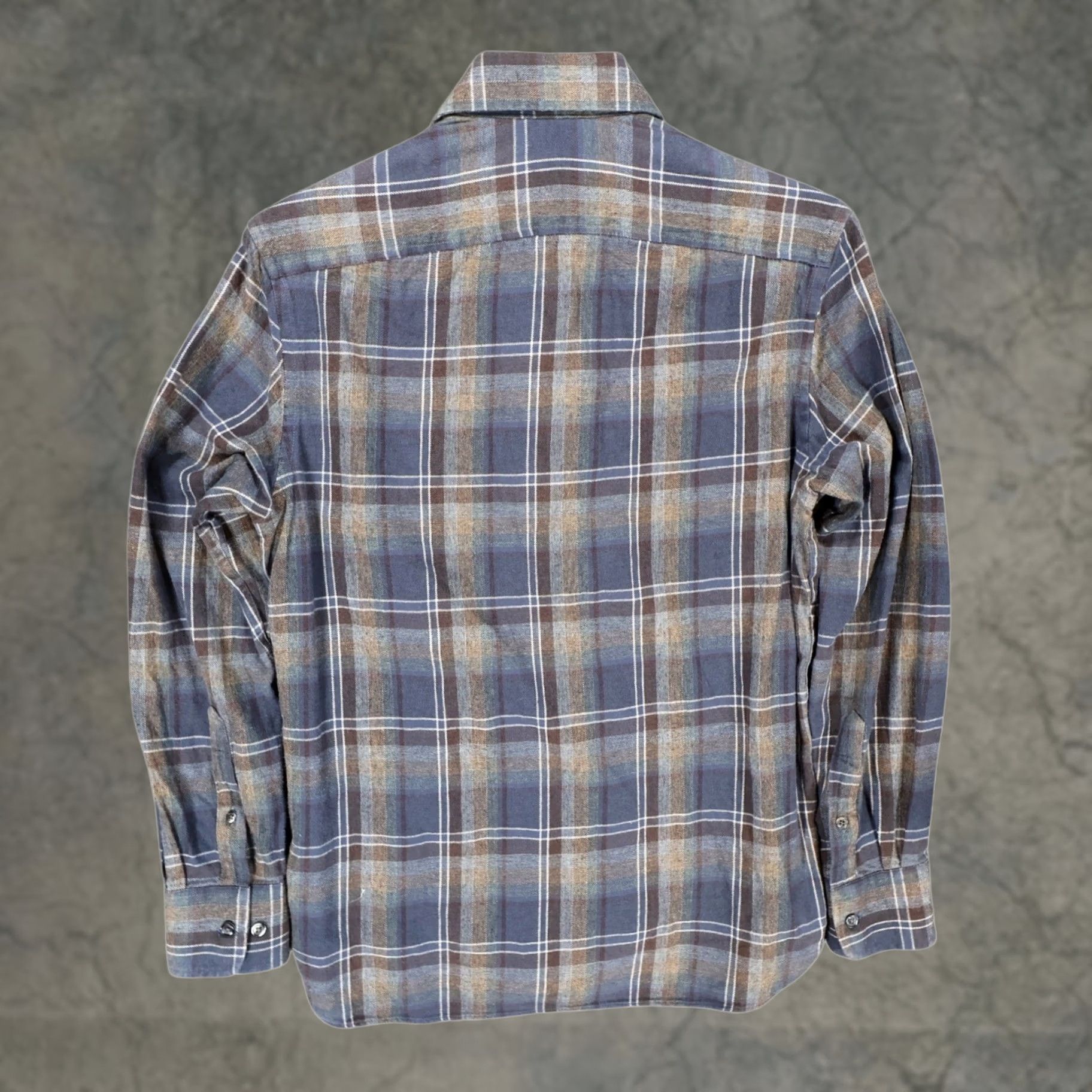 Joseph Abboud Joseph Abboud Button Up Shirt Mens Small Blue Plaid Long Sleeve Cotton Size US S / EU 44-46 / 1 - 1 Thumbnail