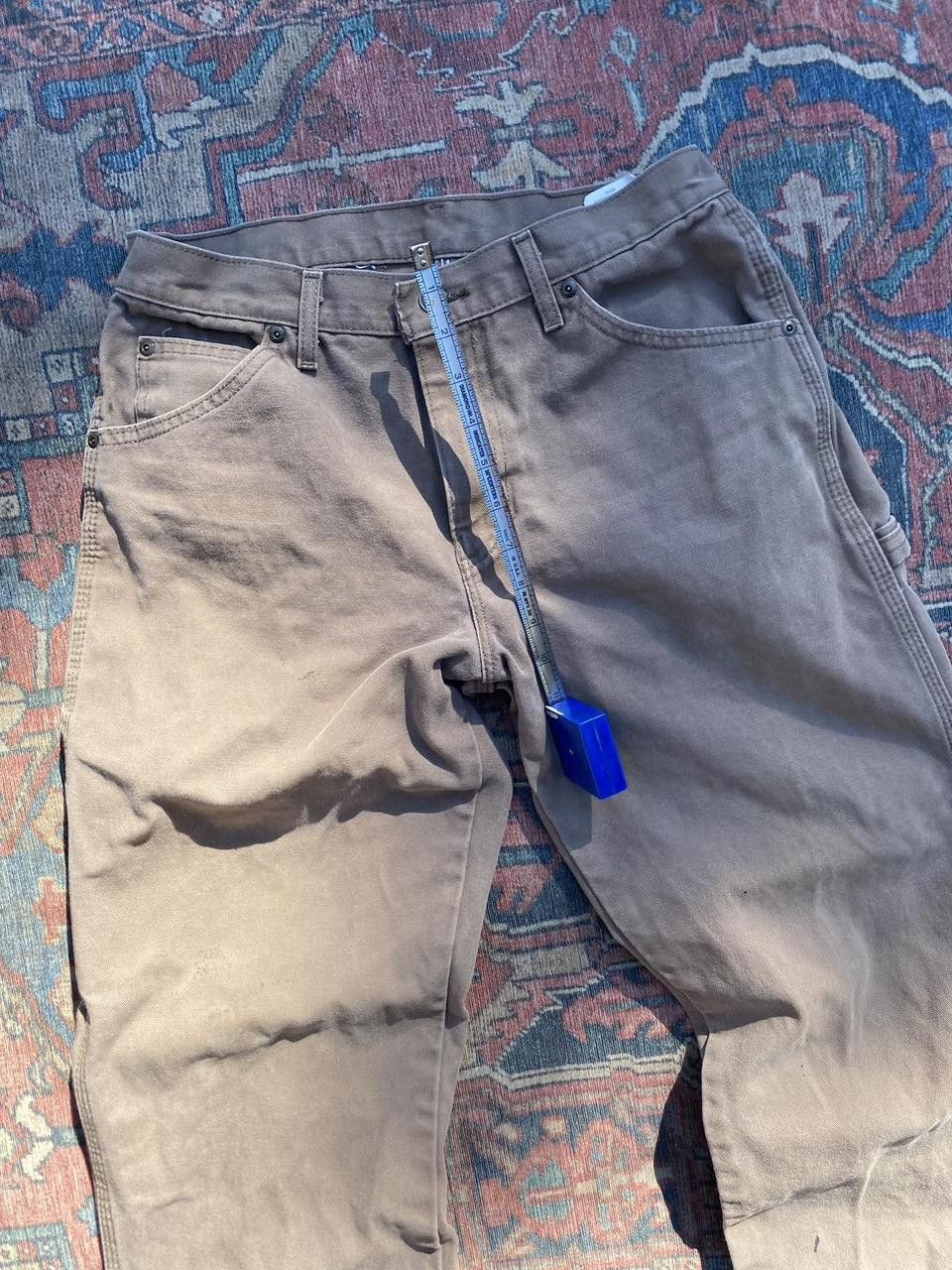 Dickies 2000s Dickies Carpenter Brown Straight Fit Skate Pants 30x32 Size US 30 / EU 46 - 6 Thumbnail