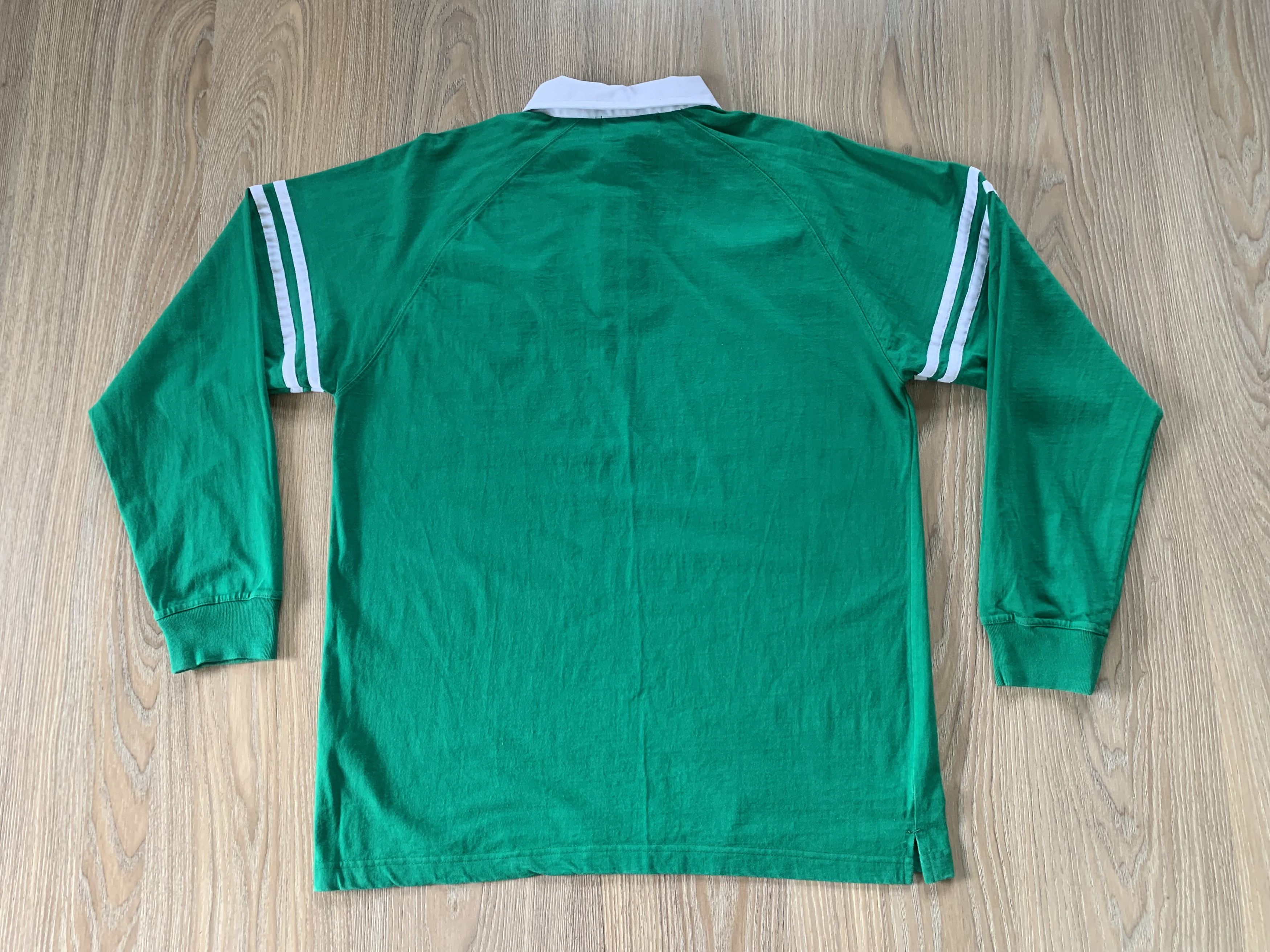 Vintage Vintage Ireland Rugby Cotton Longsleeve Polo T Shirt Size US L / EU 52-54 / 3 - 3 Thumbnail