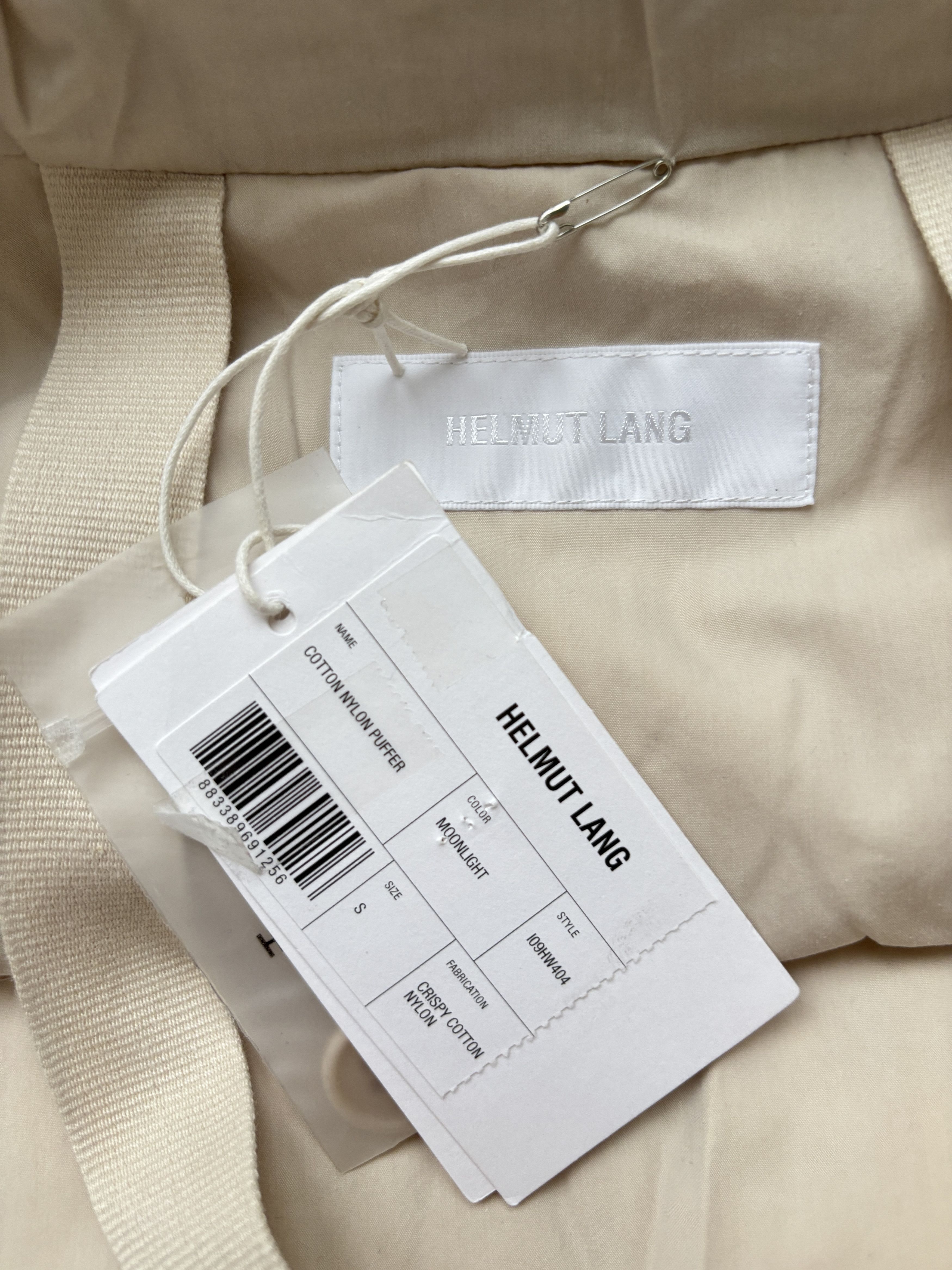 Helmut Lang ⚡️QUICK SALE⚡️Helmut Lang Cream Down Puffer Jacket Size US S / EU 44-46 / 1 - 9 Thumbnail