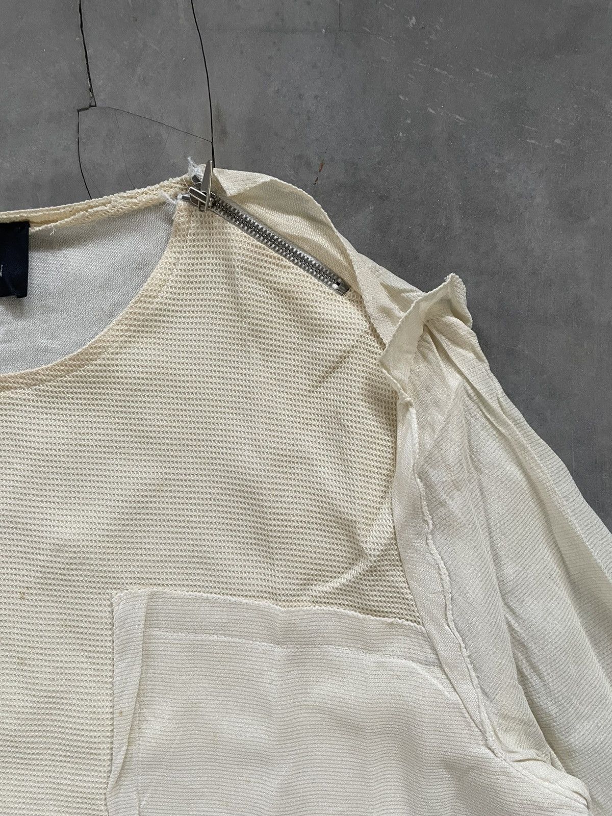 Lanvin Rare Archive Lanvin Avant-Garde Layered Raw-Edge Longsleeve Size M / US 6-8 / IT 42-44 - 7 Thumbnail