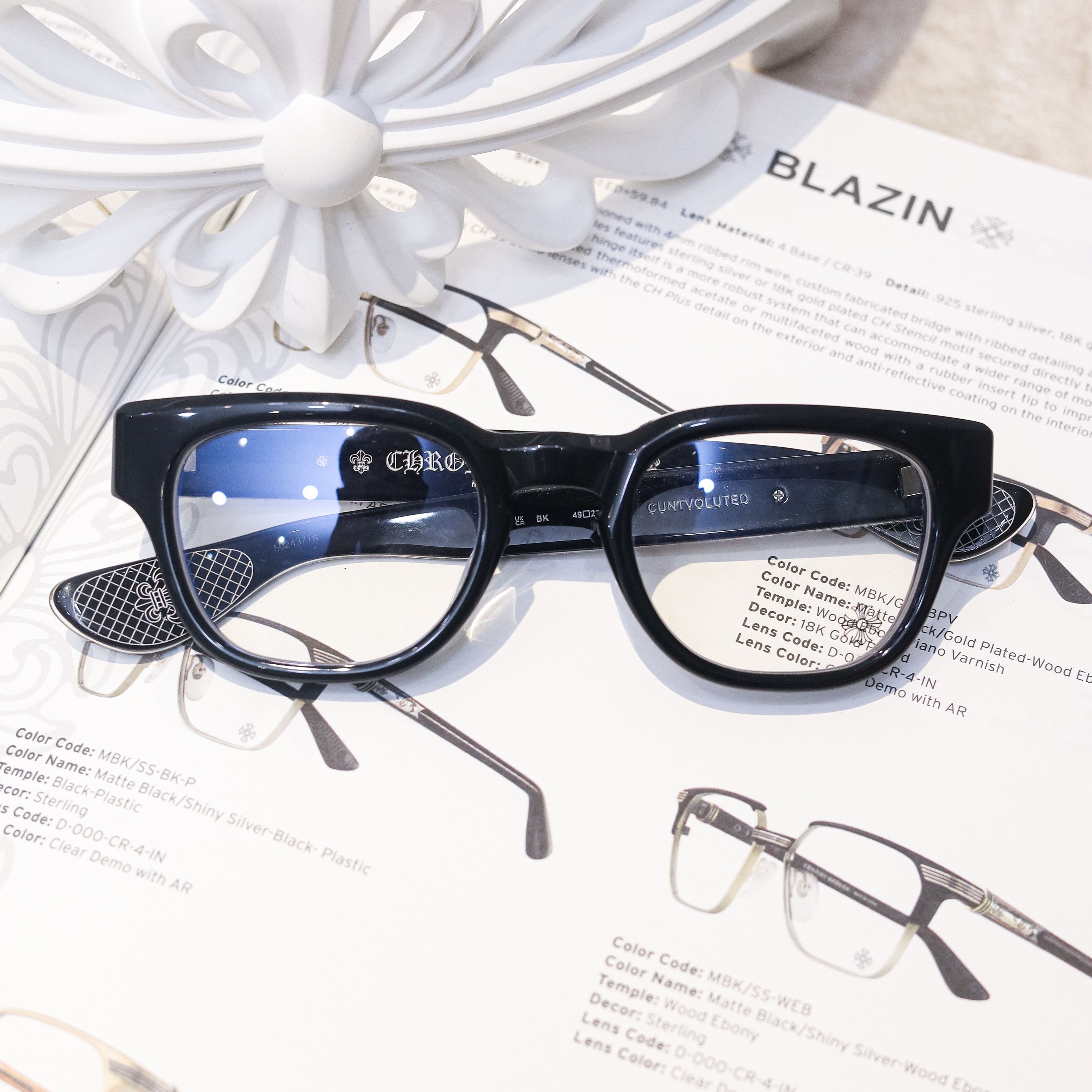 Chrome Hearts CHROME HEARTS CUNTVOLUTED BLACK Size ONE SIZE - 12 Thumbnail