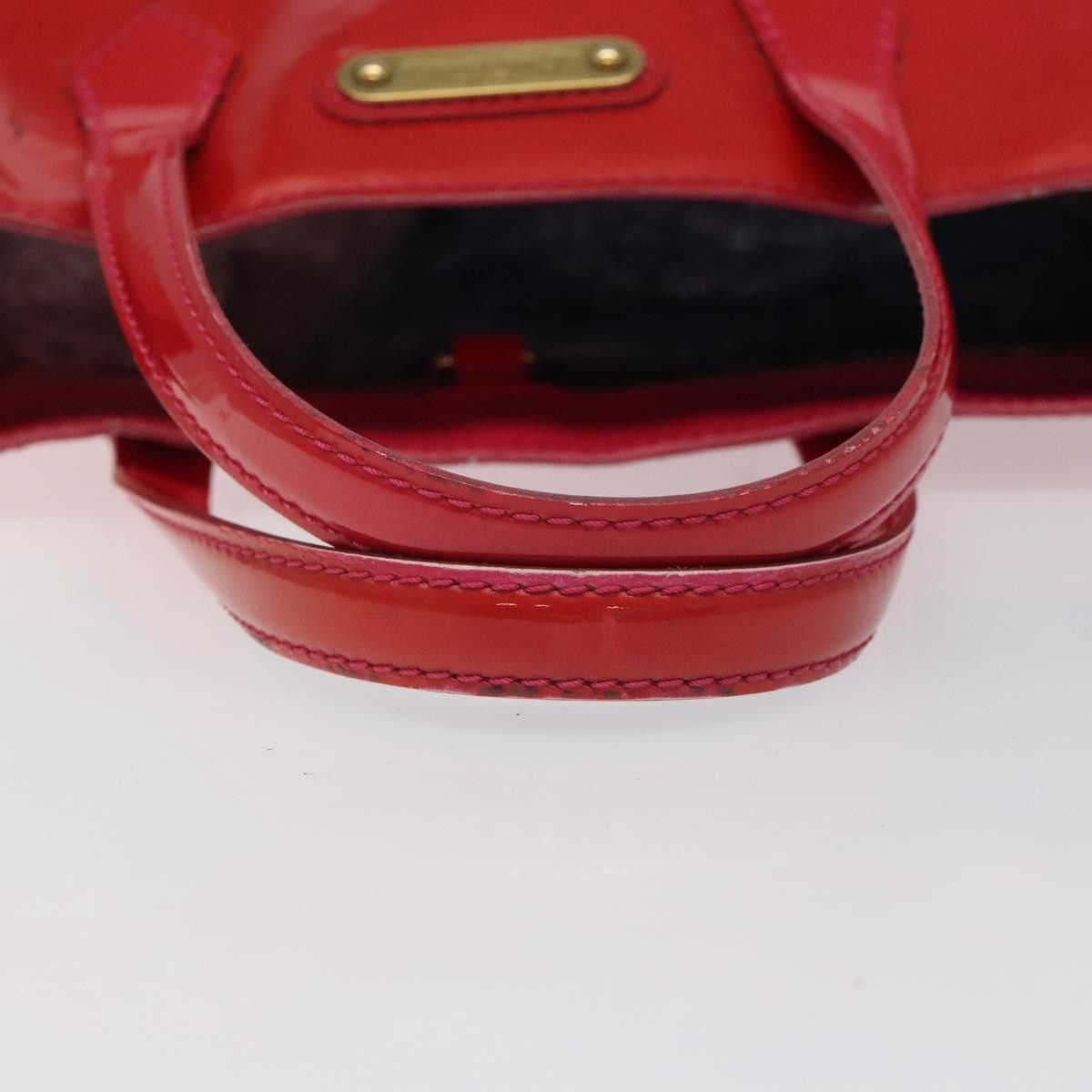 Louis Vuitton LOUIS VUITTON Monogram Vernis Wilshire PM Hand Bag Rose Pop Size ONE SIZE - 7 Thumbnail