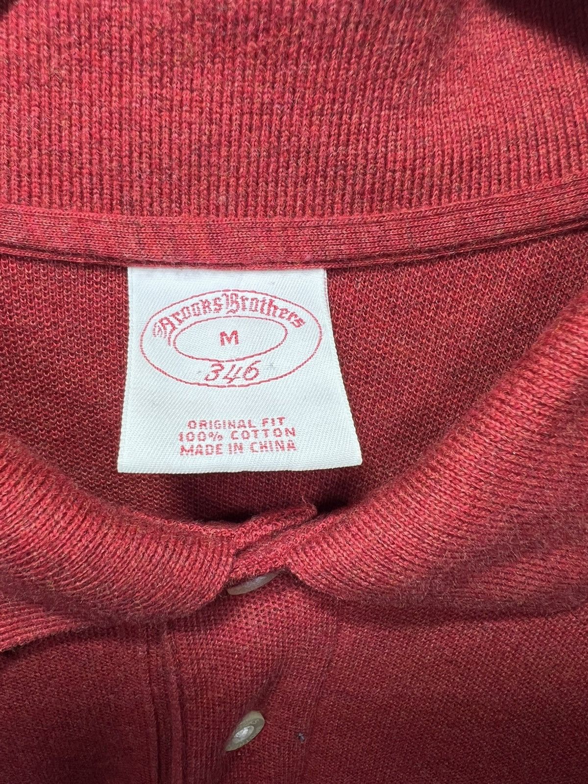 Brooks Brothers Brooks Brothers Polo Shirt Mens Sz M Red 346 Rugby Pullover Size US M / EU 48-50 / 2 - 3 Thumbnail