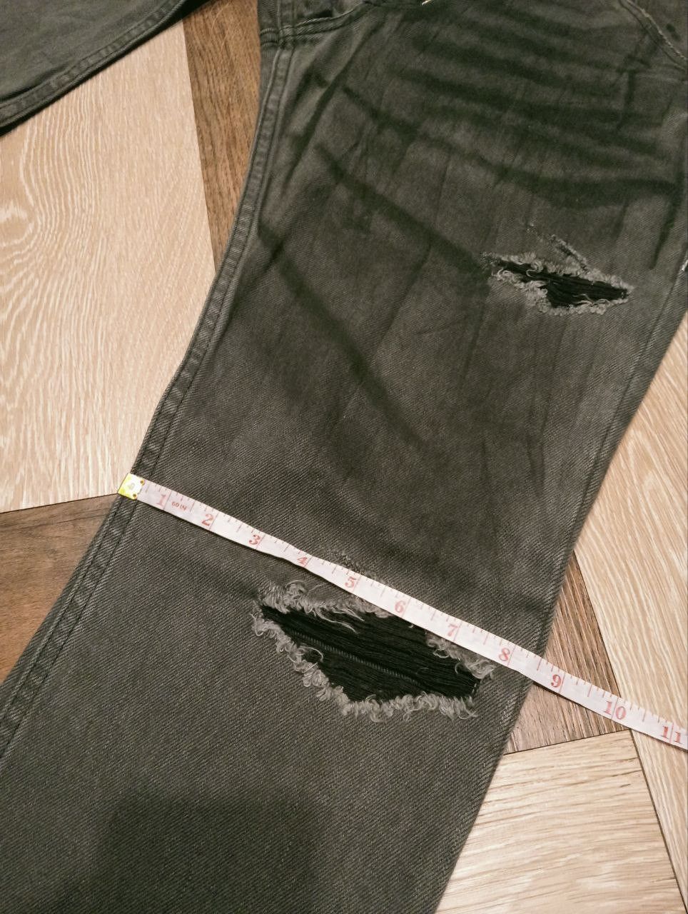 If Six Was Nine VARENTINE JAPAN FLARE DISTRESSED JEANS Size US 32 / EU 48 - 16 Thumbnail