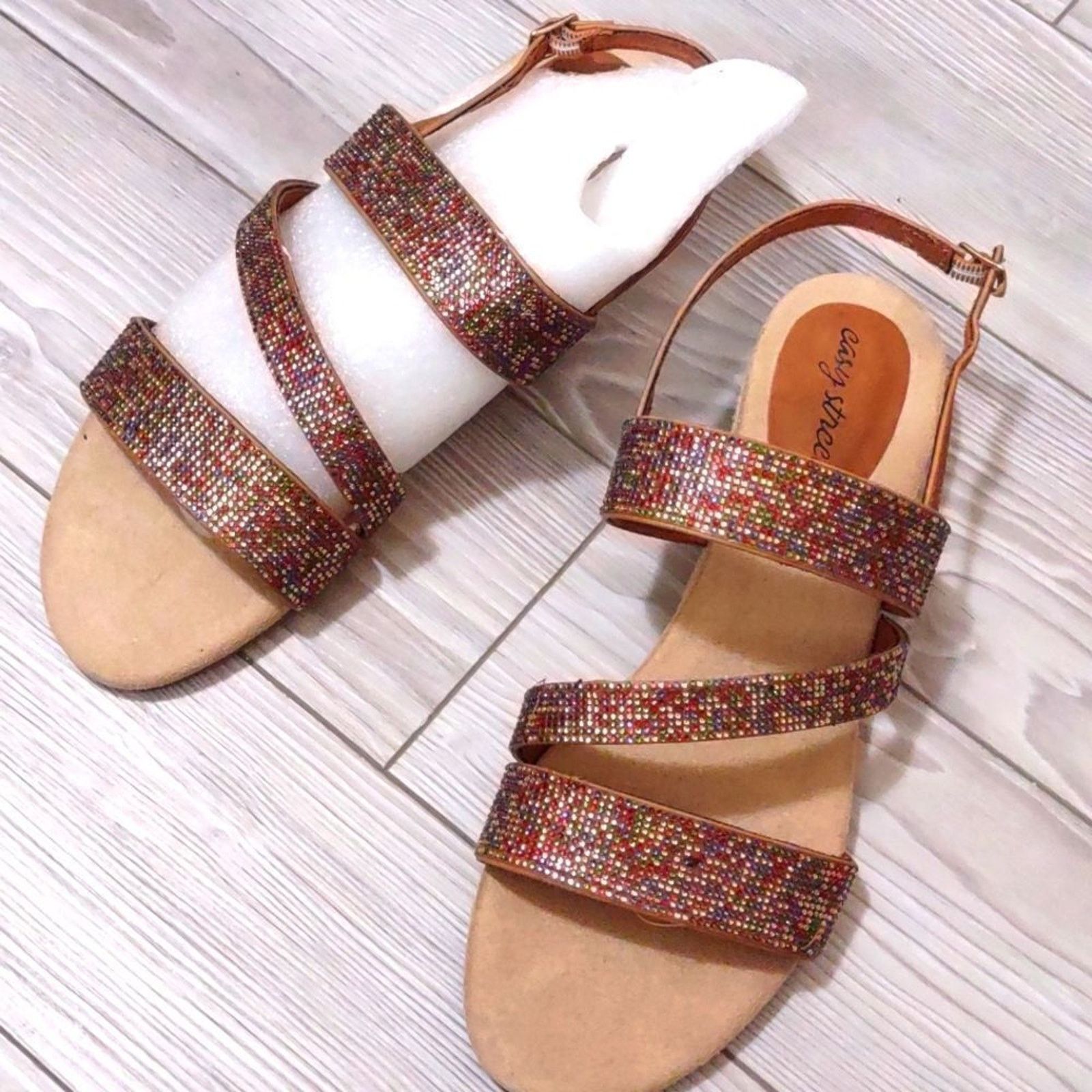 Other (5-2885) Easy Street Women's Radical Wedge Sandal Sz 11 Size US 11 / IT 41 - 2 Thumbnail