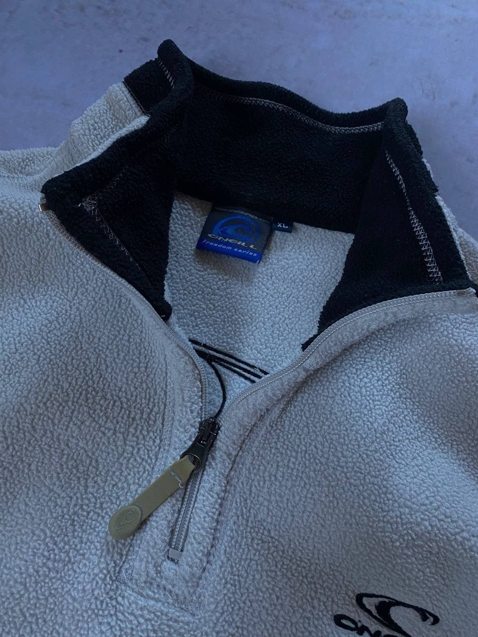 O'Neill Vintage 90s O’Neil 1/4 Zip Fleece Sweatshirt Big Logo Y2K Size US XL / EU 56 / 4 - 5 Thumbnail