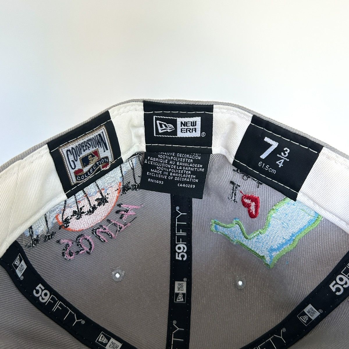 New Era *7 3/4* 1-of-1 NEW ERA Florida Miami Marlin Exclusive Fitted Size ONE SIZE - 14 Thumbnail
