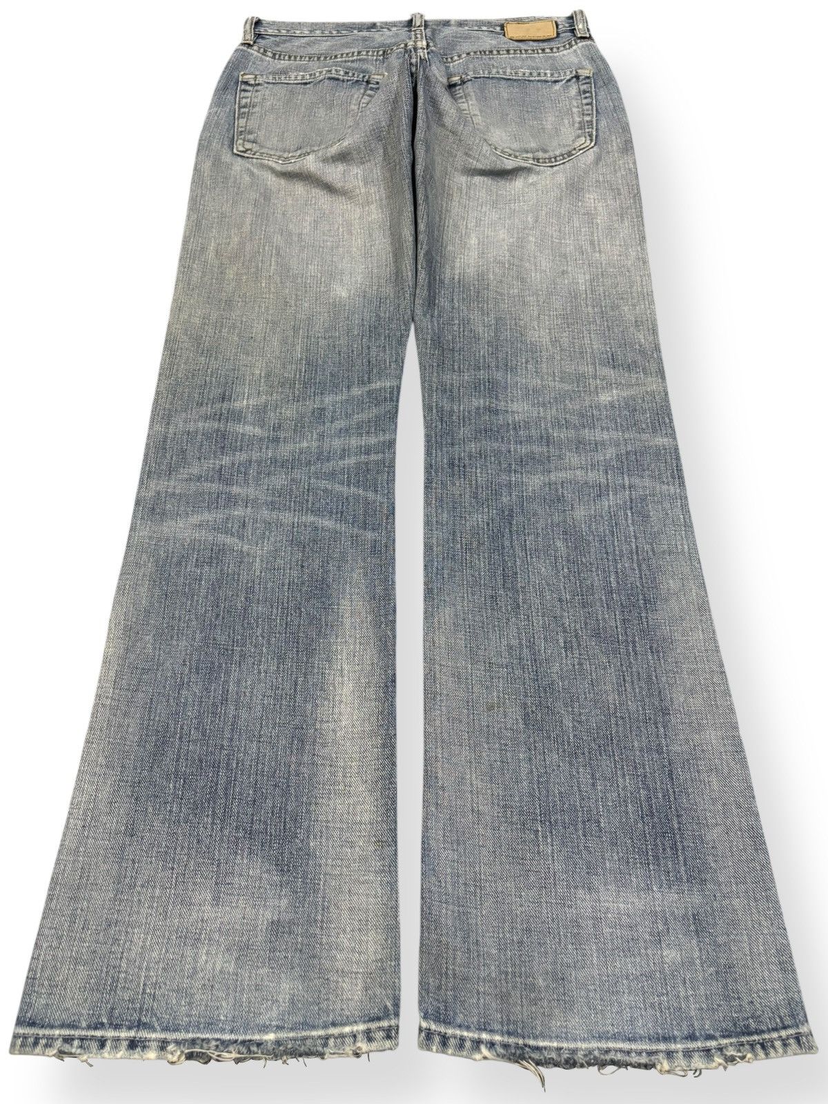 Balenciaga × Gap × Yeezy Vintage Gap 1969 Faded Slim Bootcut Distressed Grunge Jeans Size US 30 / EU 46 - 2 Thumbnail