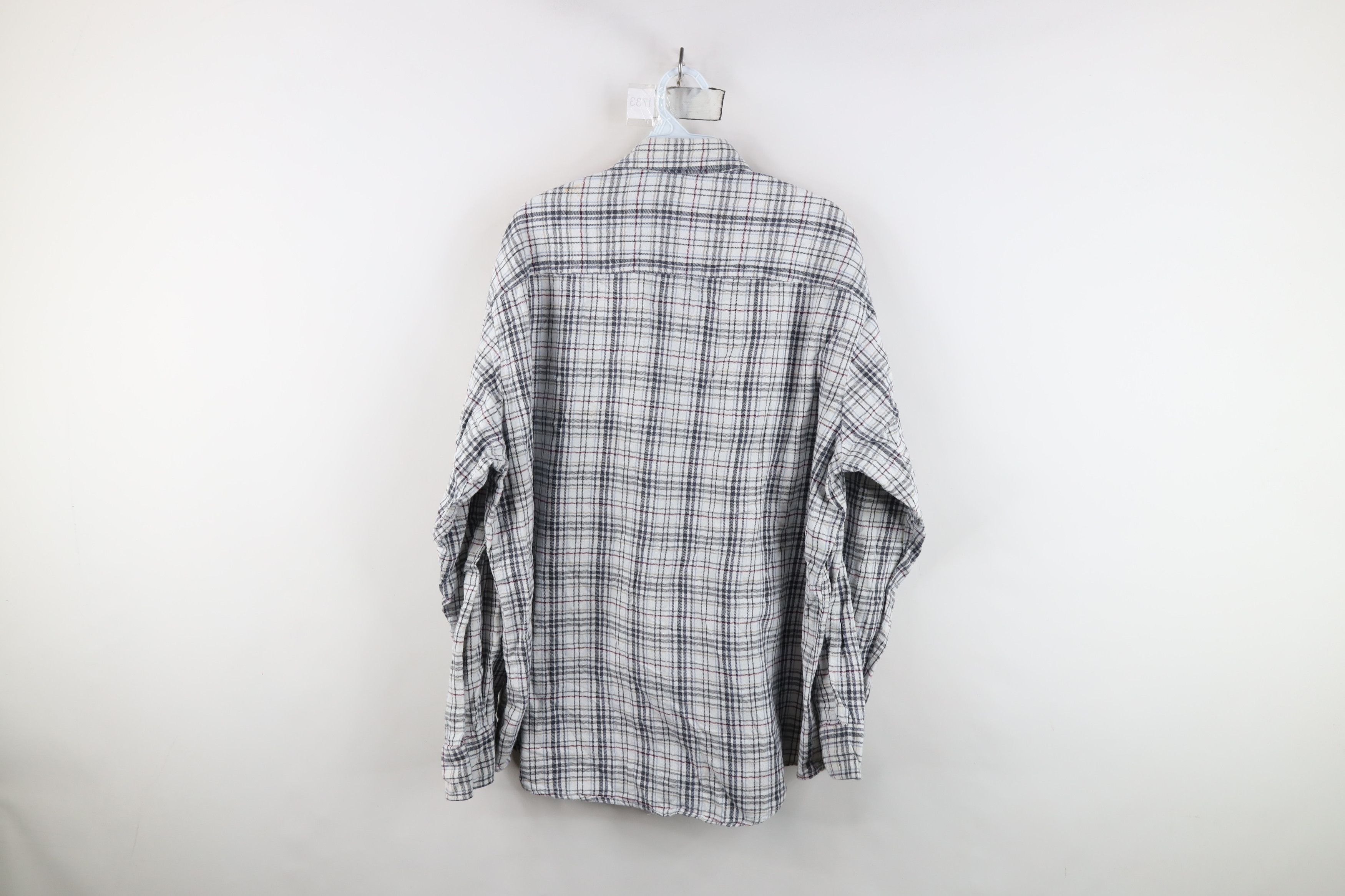 Vintage Vintage 90s Streetwear Flannel Collared Button Down Shirt Size US XL / EU 56 / 4 - 12 Thumbnail