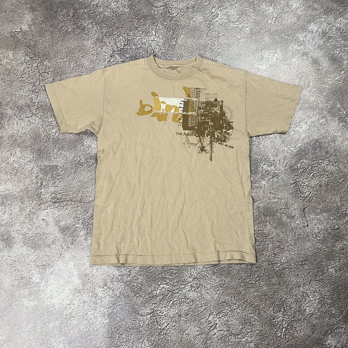 Vintage Vintage Y2K Sun Faded Graphic Tee Abstract Print Streetwear Size US M / EU 48-50 / 2 - 1 Thumbnail