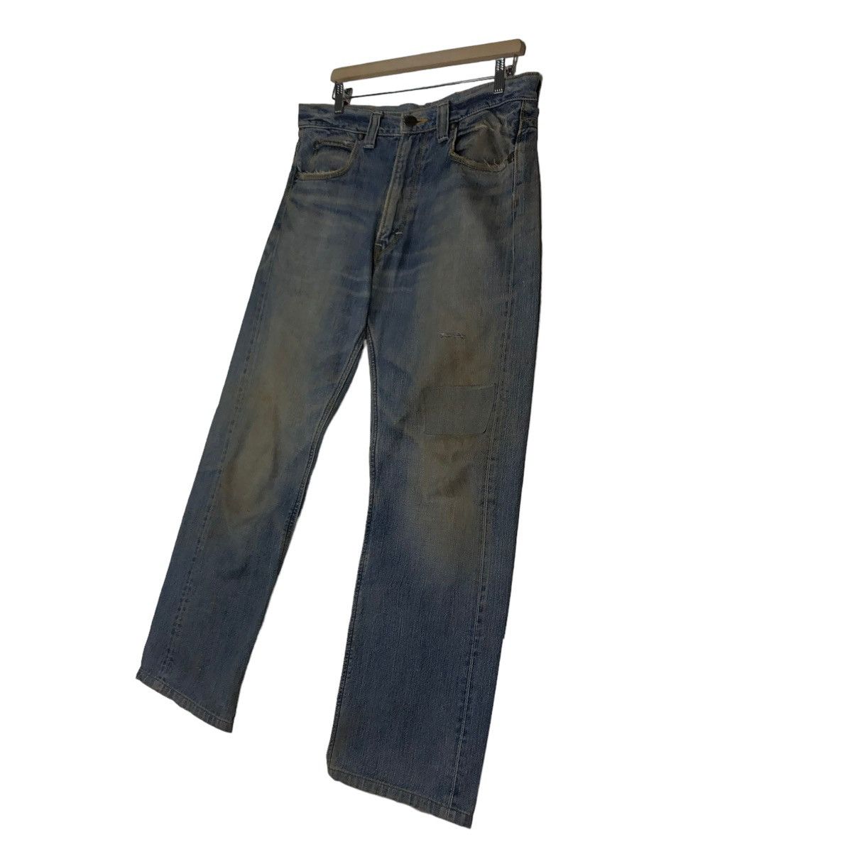 Japanese Brand 🔥VINTAGE SELVEDGES DENIM JEANS LEE USA Size US 34 / EU 50 - 2 Thumbnail