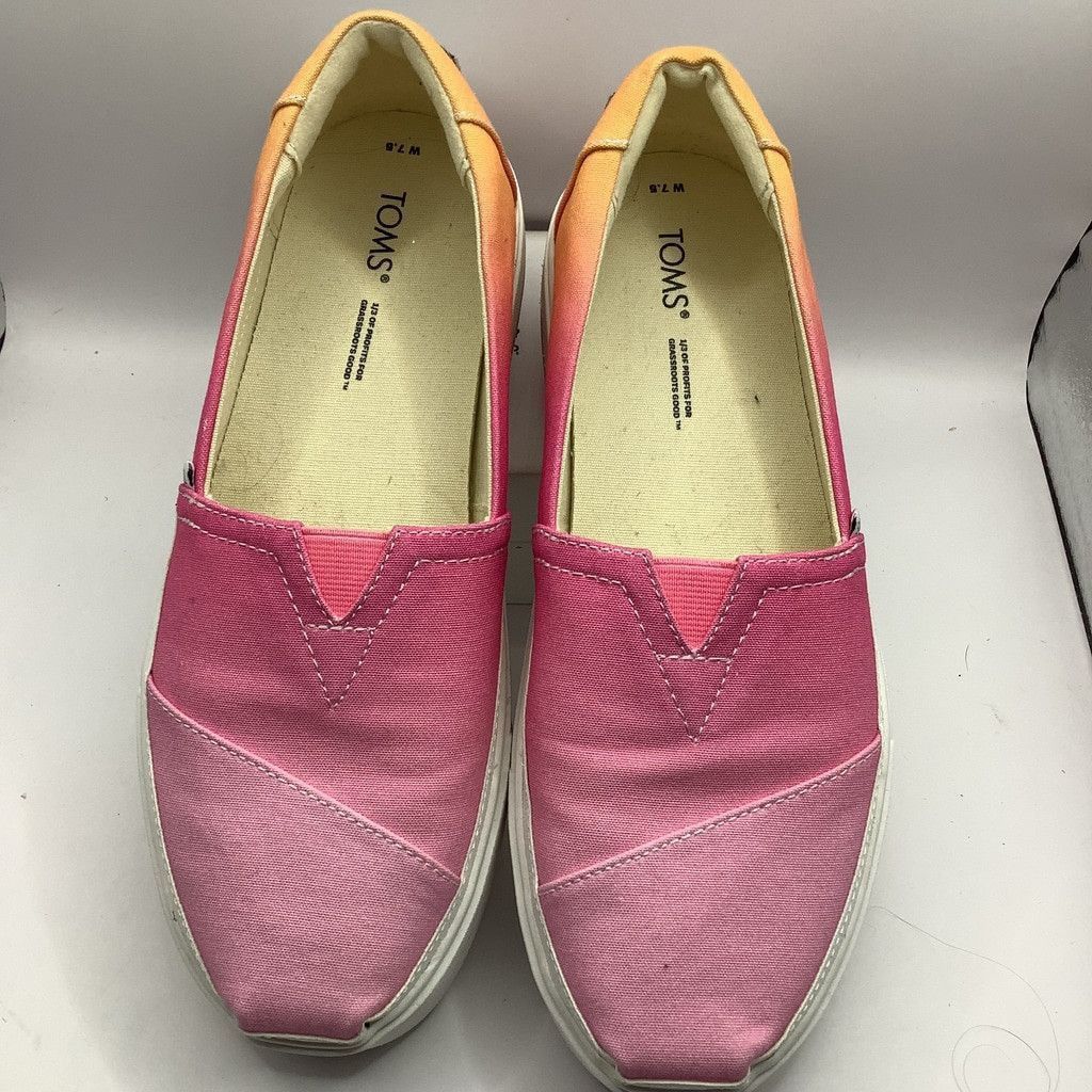 Toms Women's TOMS Slip On Sneakers, Size 7.5, Pink Ombre Size US 7.5 / IT 37.5 - 11 Thumbnail