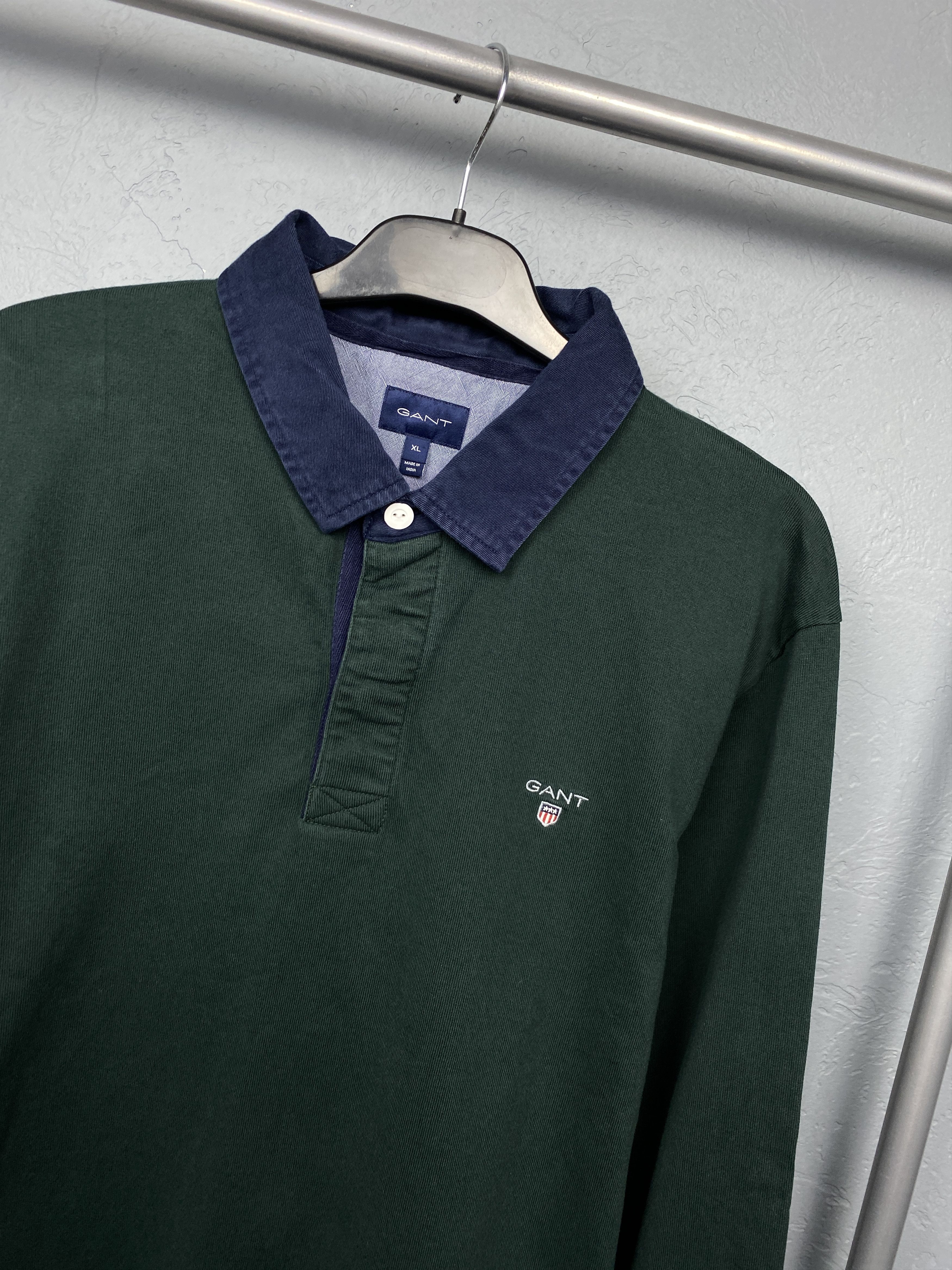 Gant Gant Vintage Mens Rugby Long Sleeve Polo Shirt Size US XL / EU 56 / 4 - 2 Thumbnail