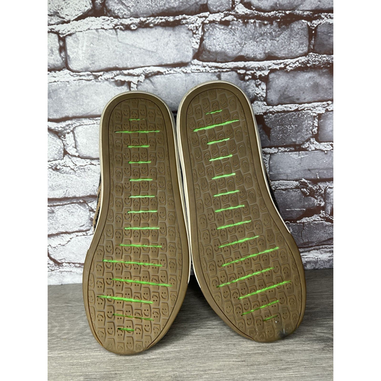 Sanuk Sanuk Chiba Quest Knit Brown Natural Fabric Slip On Shoes Me Size US 10 / EU 43 - 18 Thumbnail